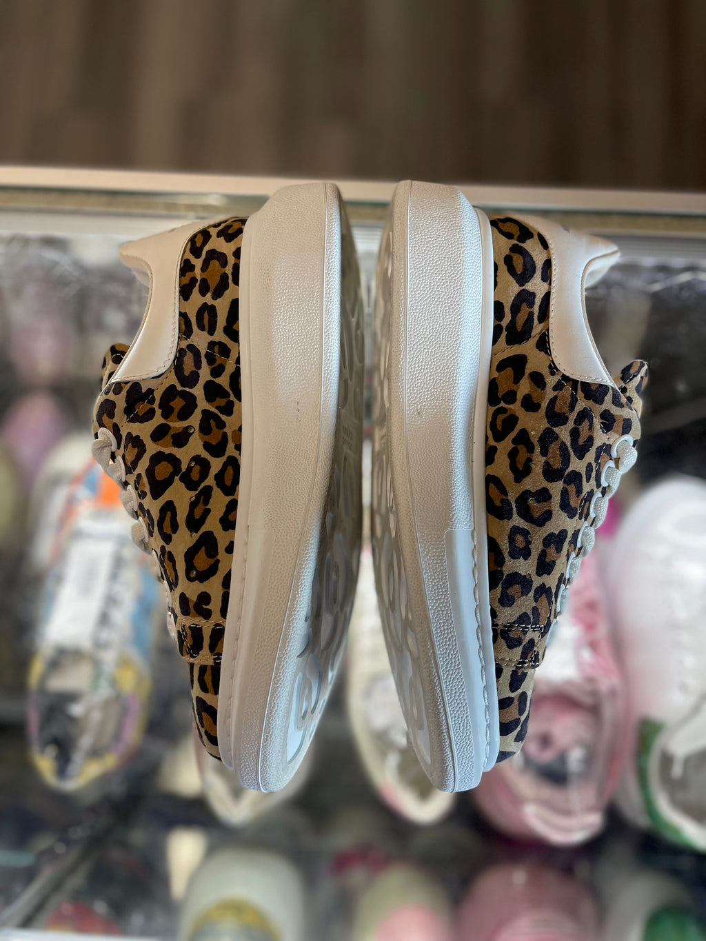 Alexander McQueen Oversized  Sneaker "Leopard Suede"