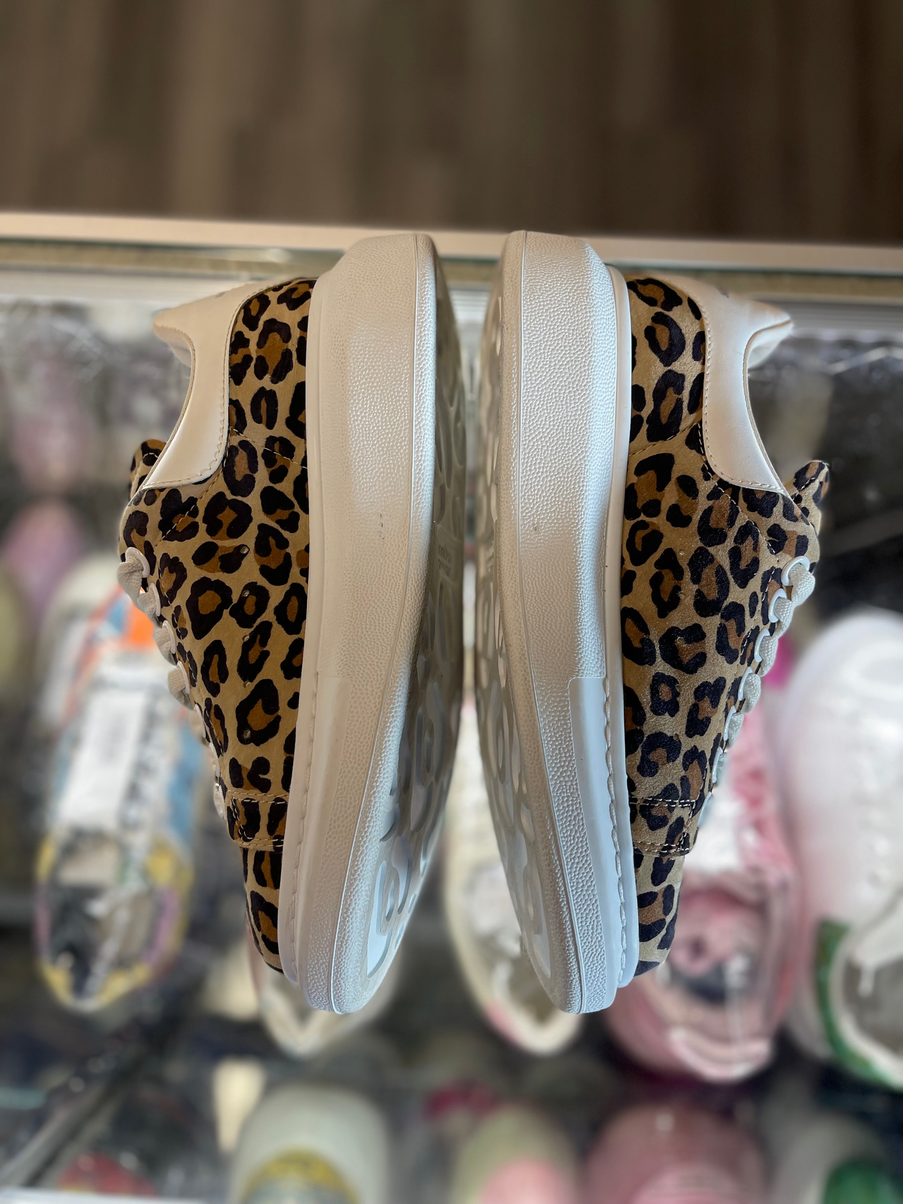 Alexander McQueen Oversized  Sneaker "Leopard Suede"