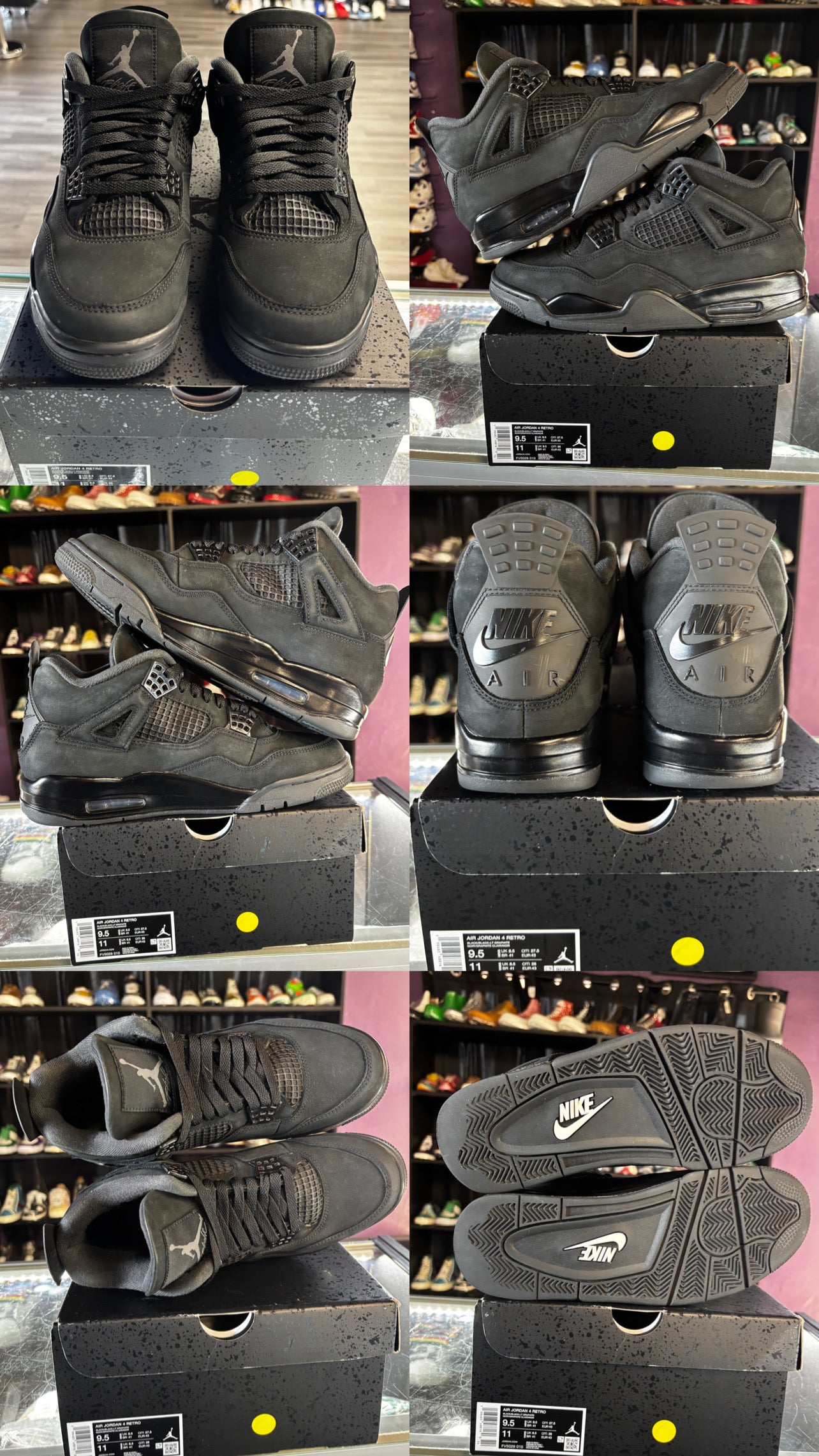 2025 Air Jordan Retro 4 "Black Cat"