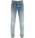 AMIRI Distressed Logo Skinny Jeans
