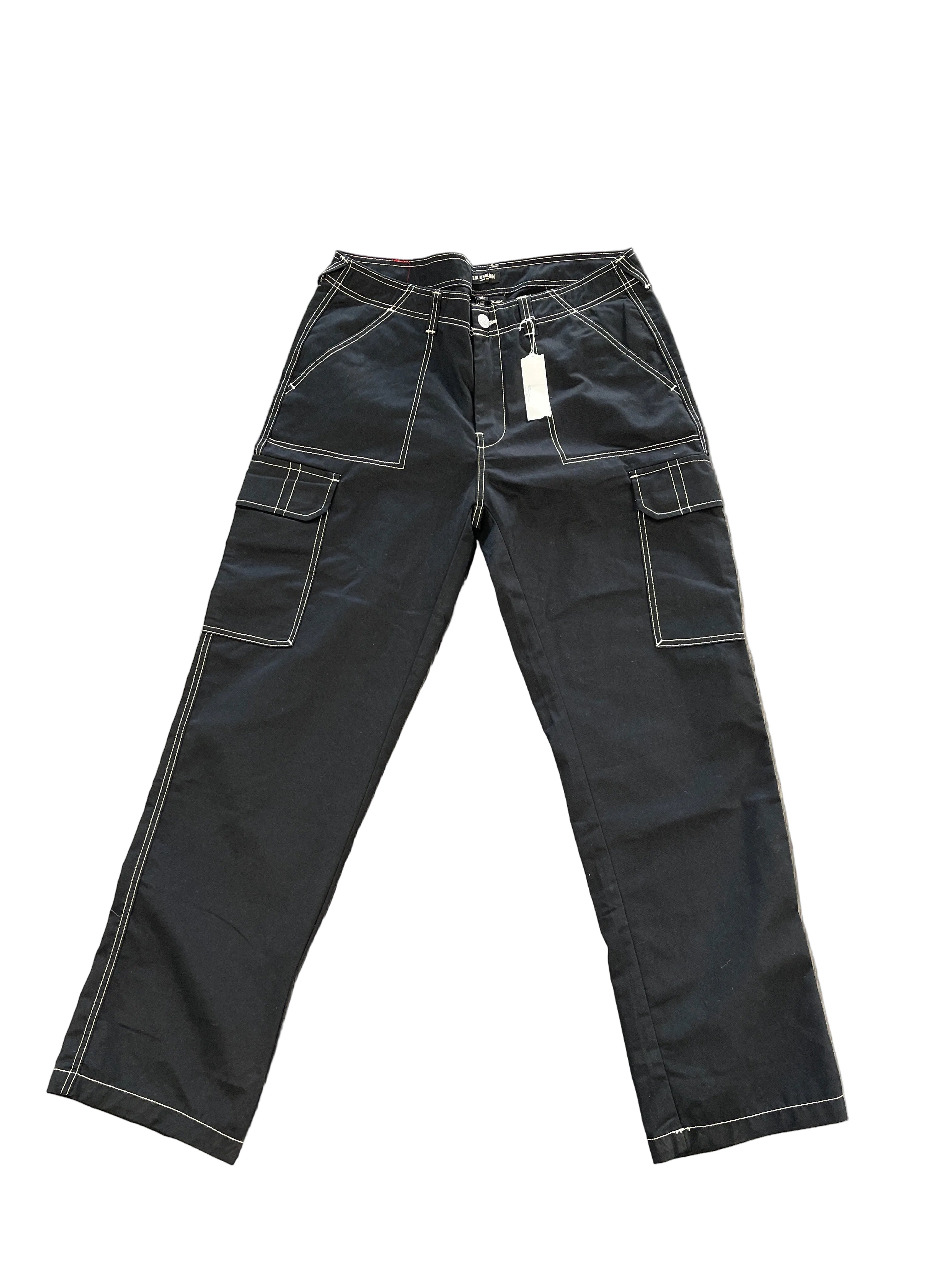 True Religion Cargo Pants Bobby Baggy "Black"