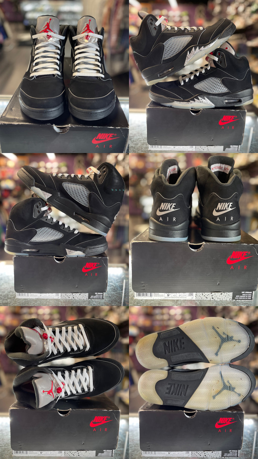 2025 Air Jordan Retro 5 "Black Metallic Reimagined"
