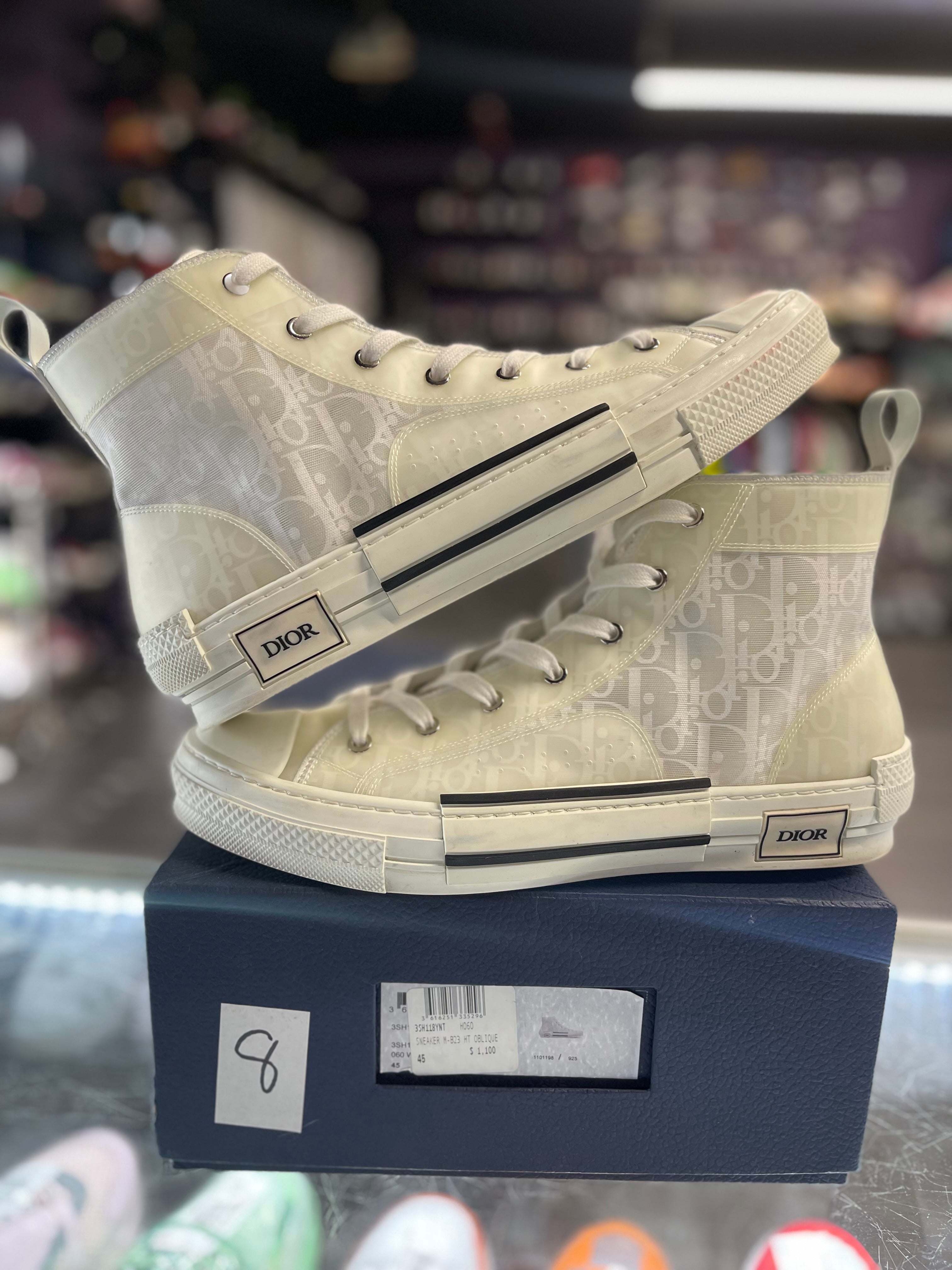 Christian Dior B23 "White Transparent Paneling"