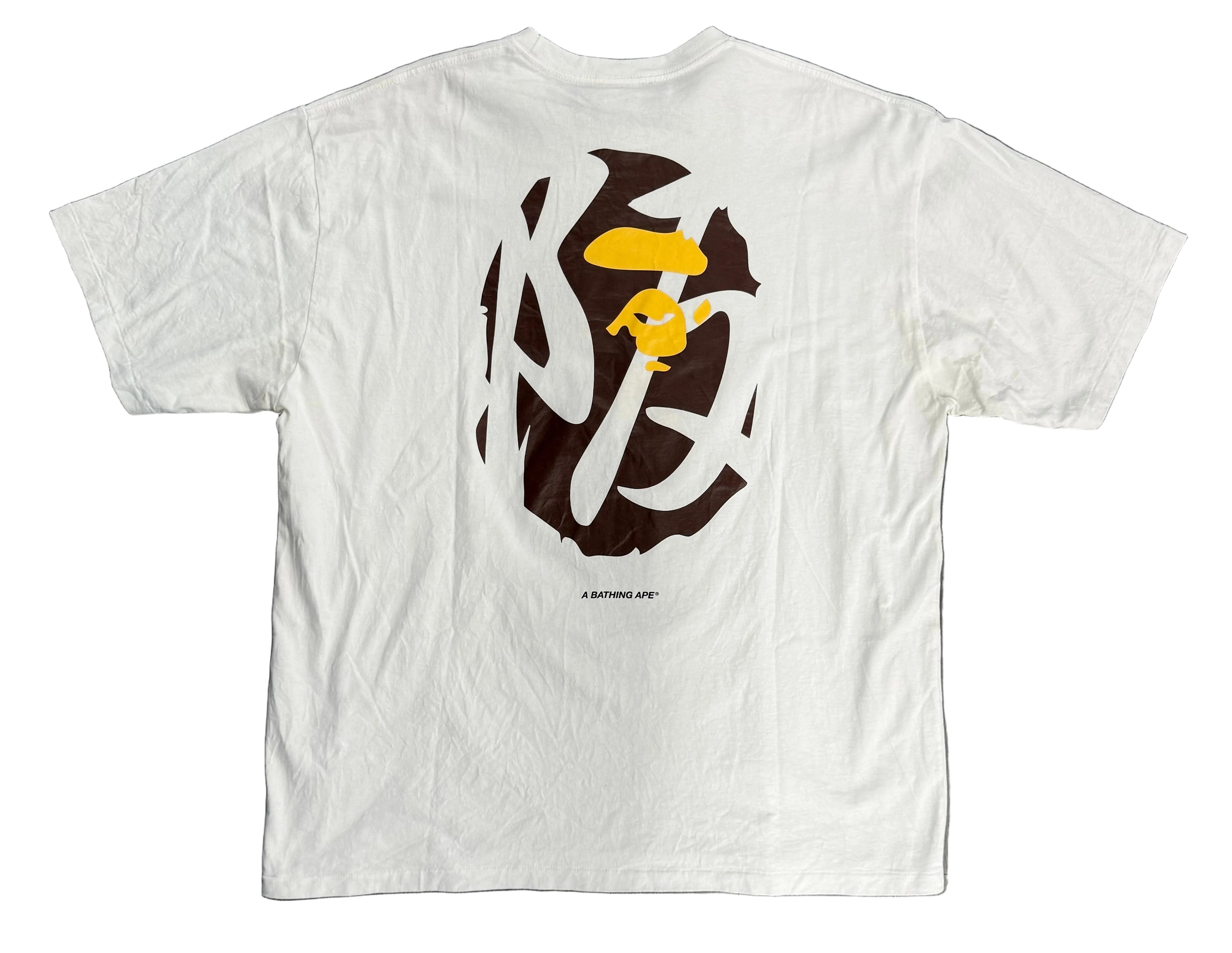 Bape Tee "Spray Print Ape Head"