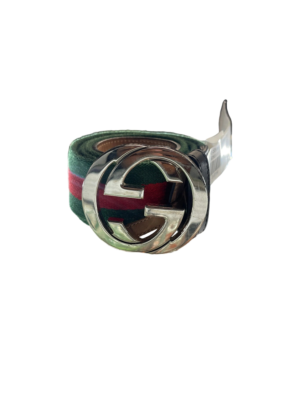 Gucci Web Stripe Belt "Green Red"