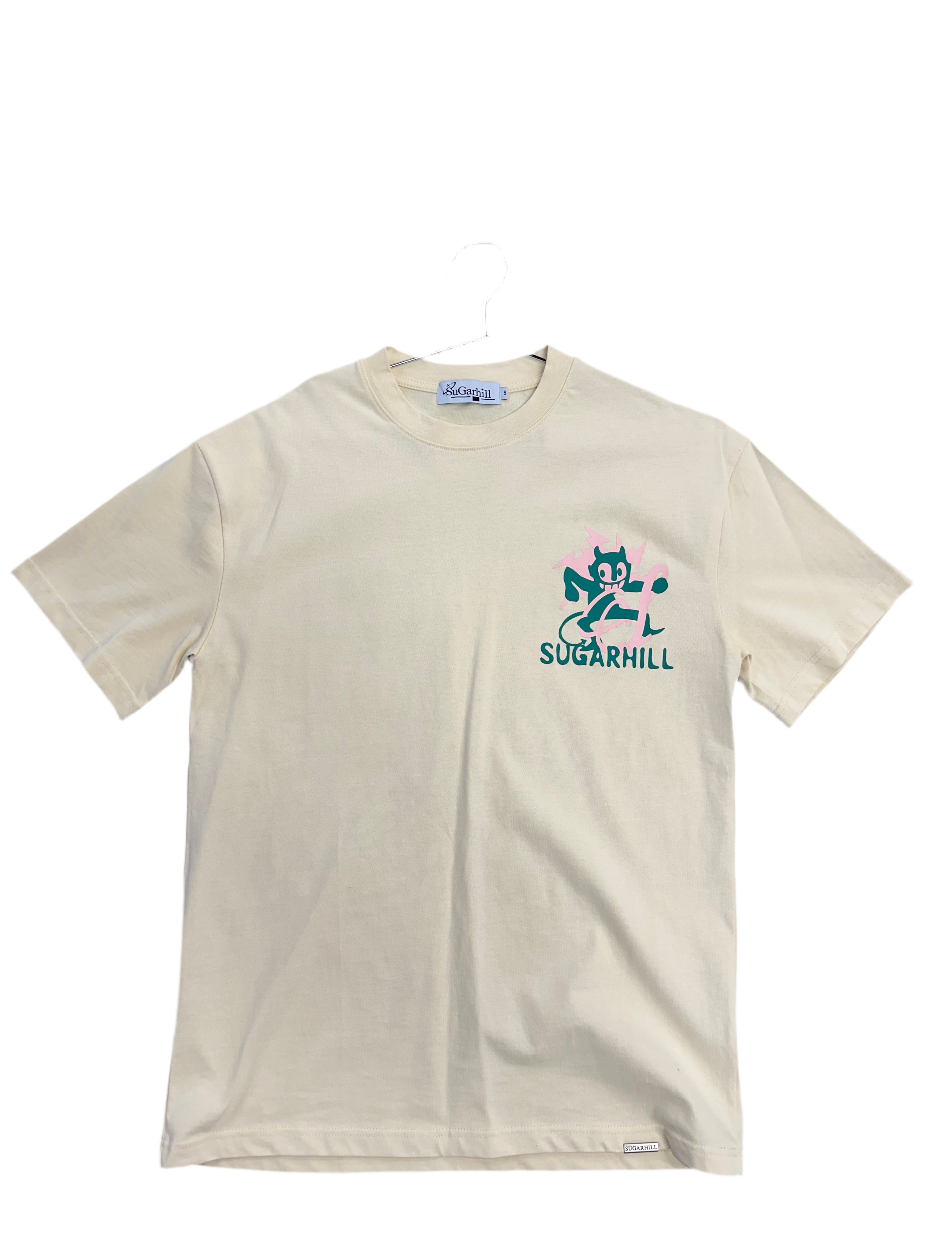 Sugar Hill Tee "Cream Pink/Green"