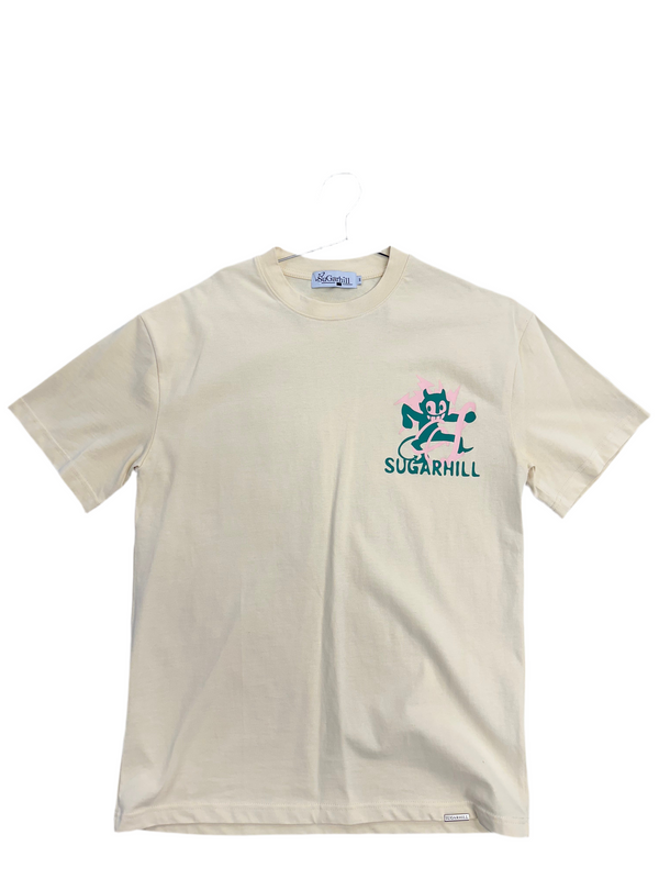 Sugar Hill Tee "Cream Pink/Green"