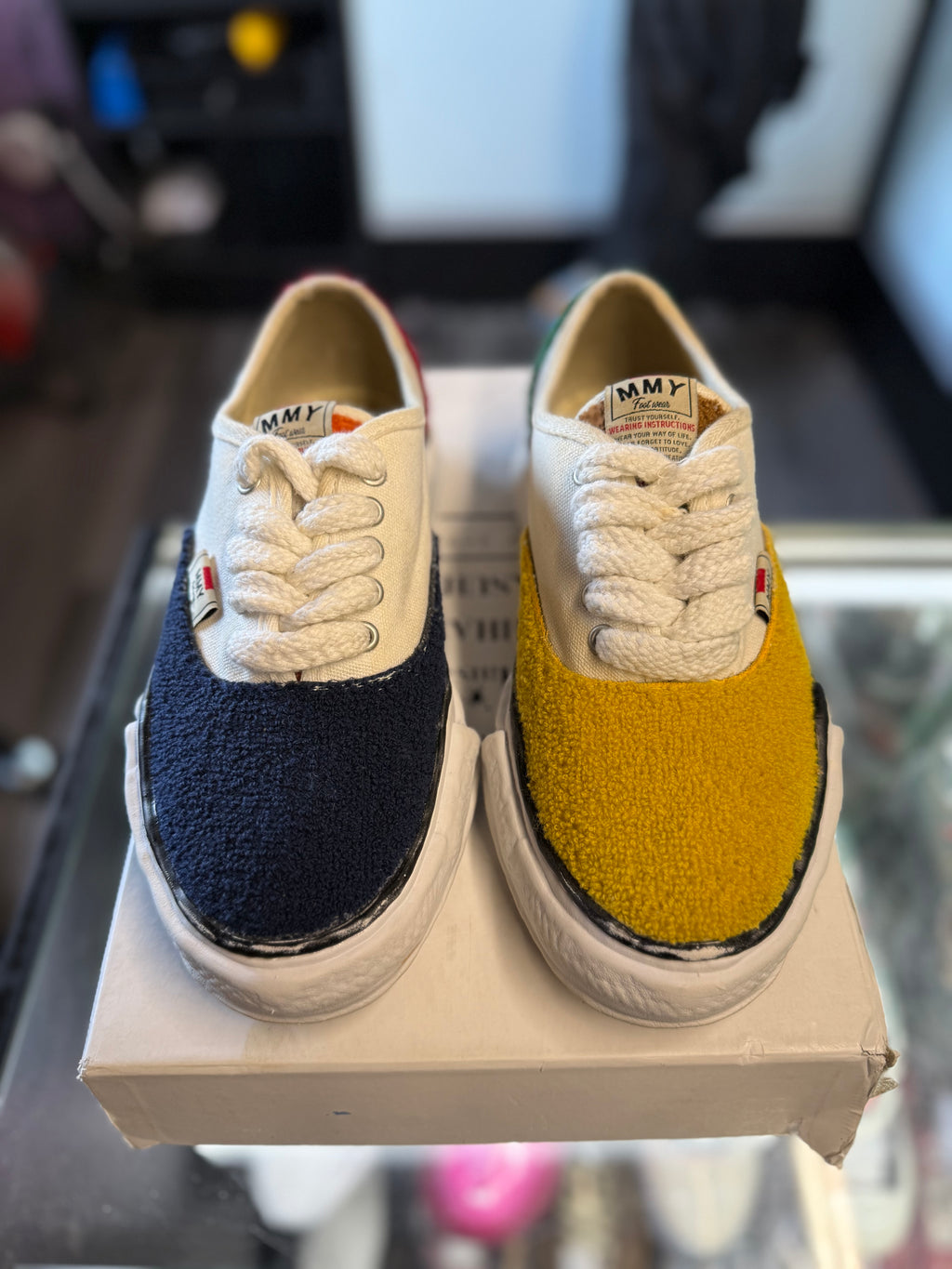 Maison Mihara Yasuhiro Baker OG Sole Canvas Low "Multicolor"