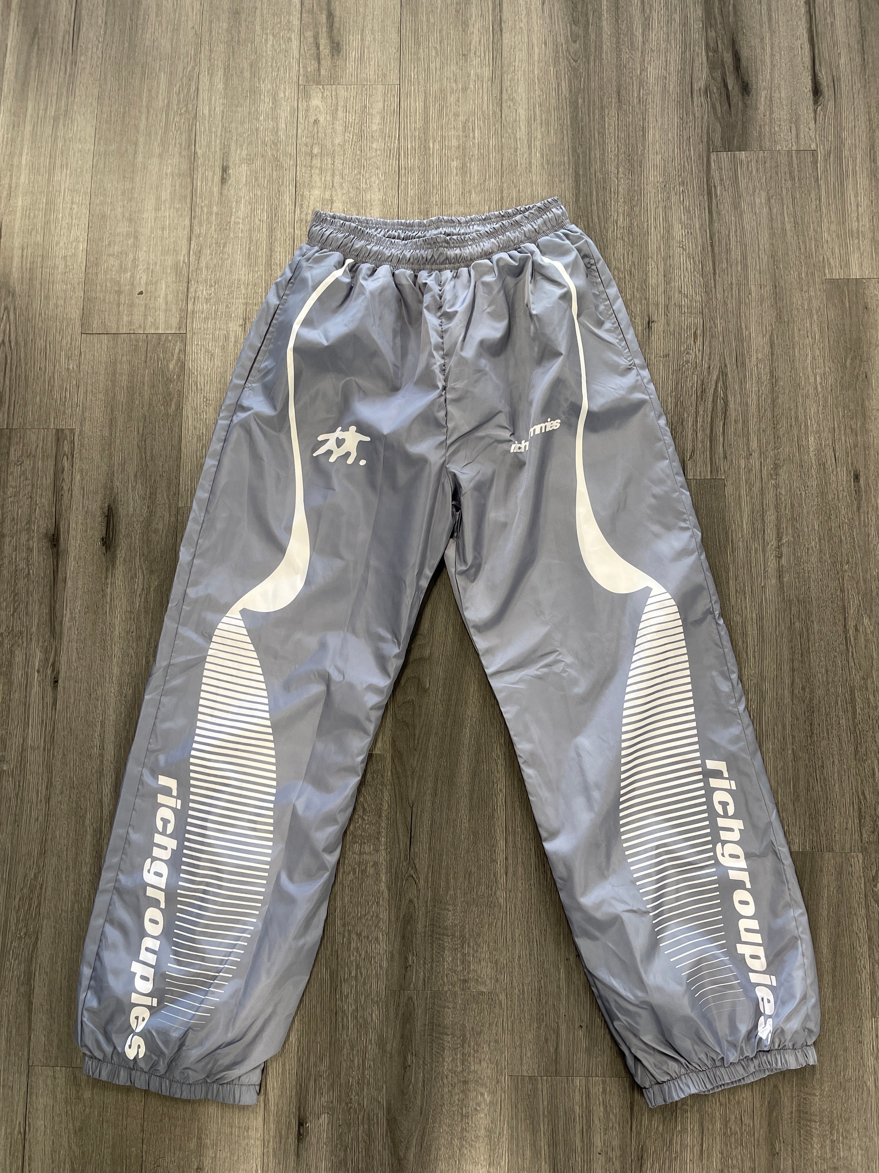 Rich Groupies Windbreaker Sweats "Grey"