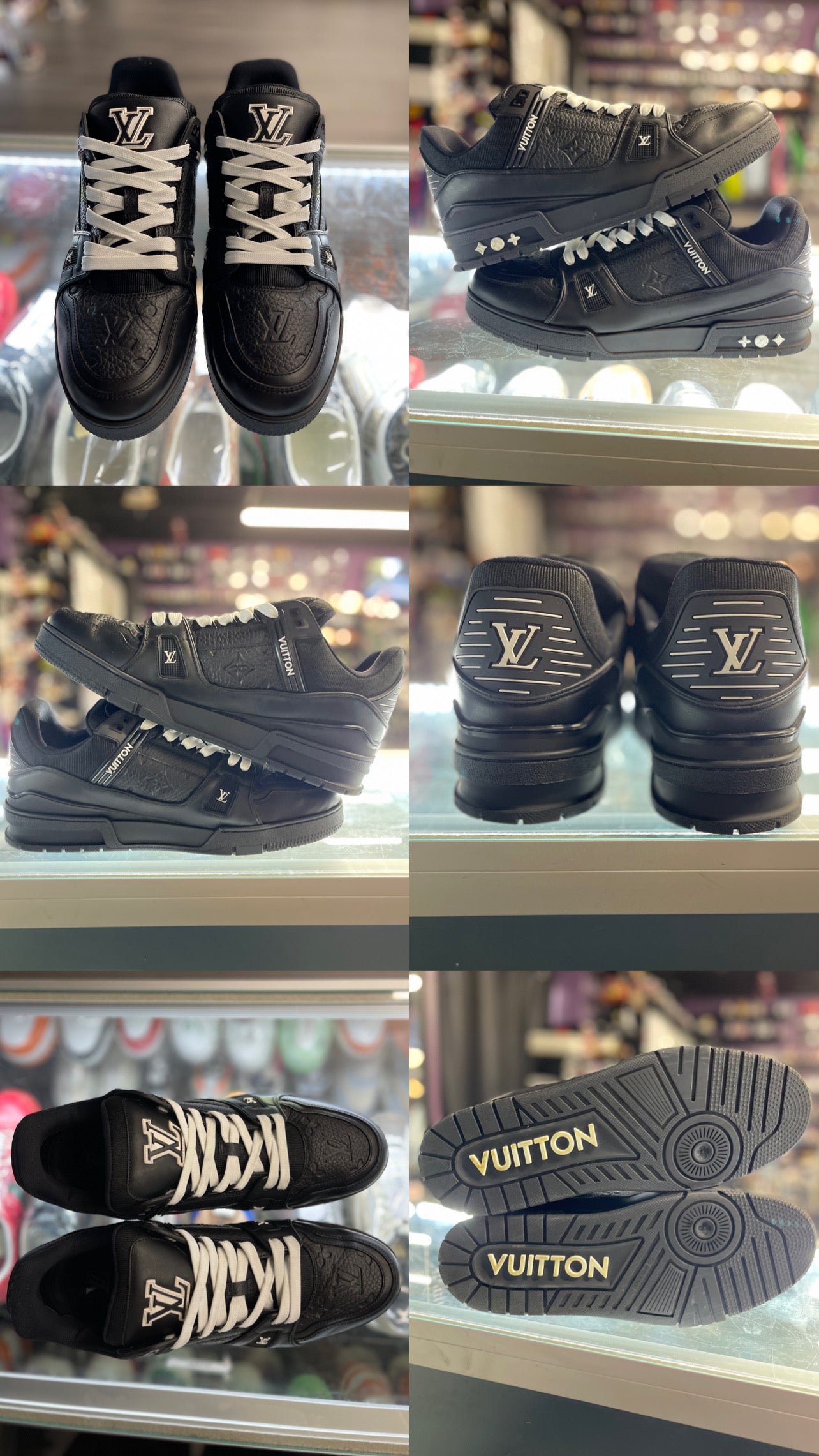Louis Vuitton LV Trainer "Black White Monogram"