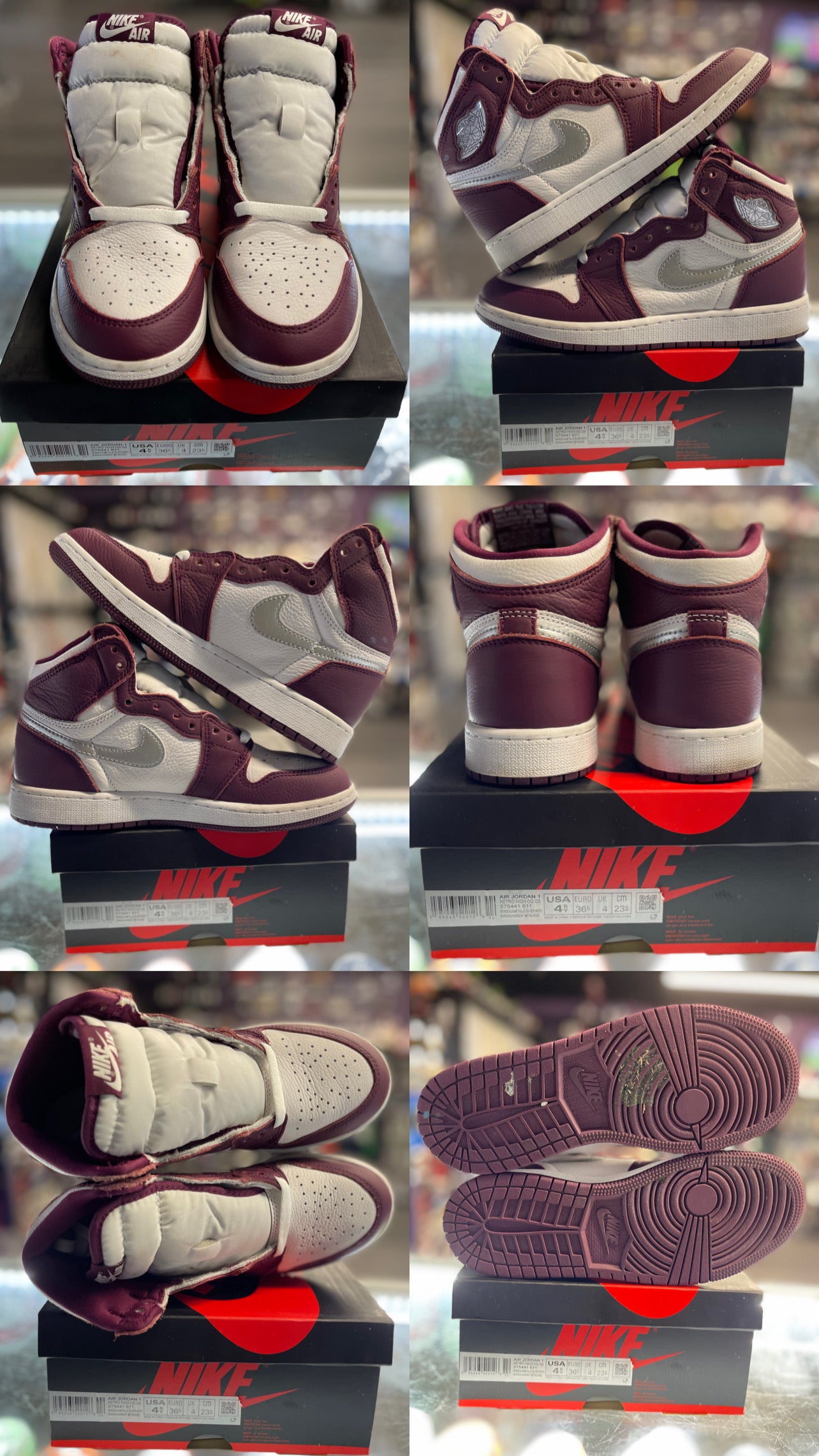 2021 Air Jordan Retro 1 "Bordeaux" (GS)