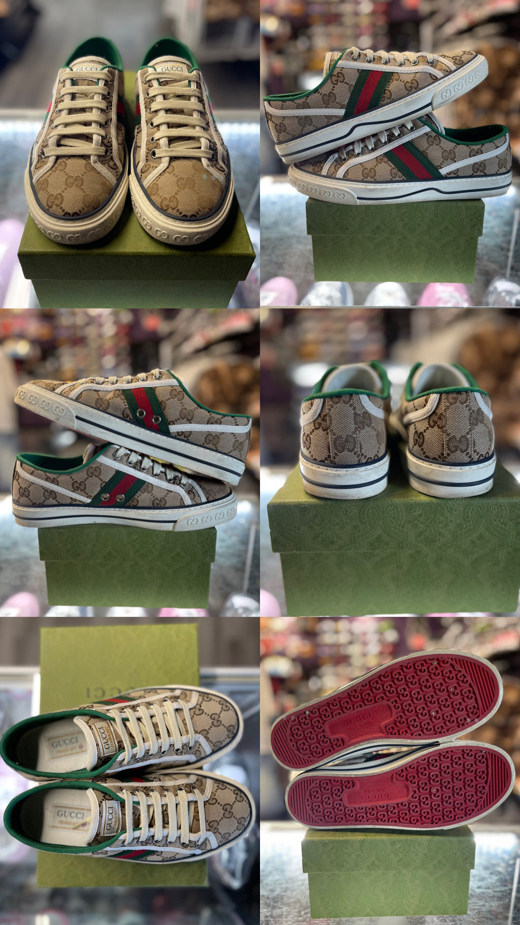 Gucci Tennis 1977 Sneaker "Beige/Ebony" (W)