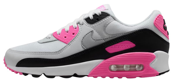 2025 Nike Air Max 90 Leather SE "White Pink Wolf Grey" (W)