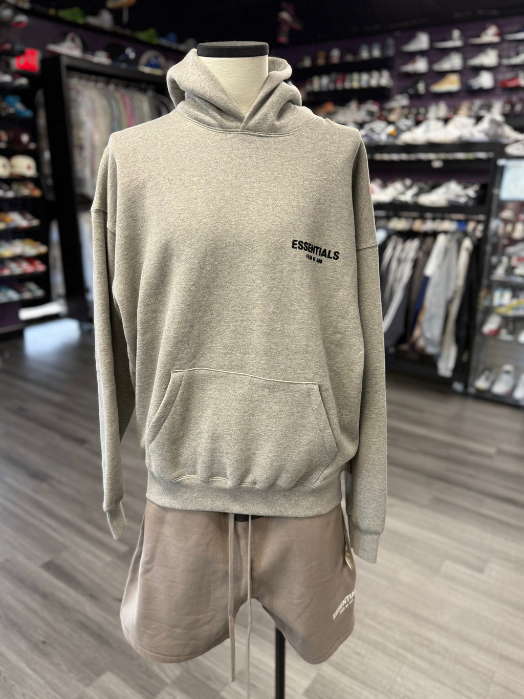 Fear Of God Essentials Hoodie "Grey"