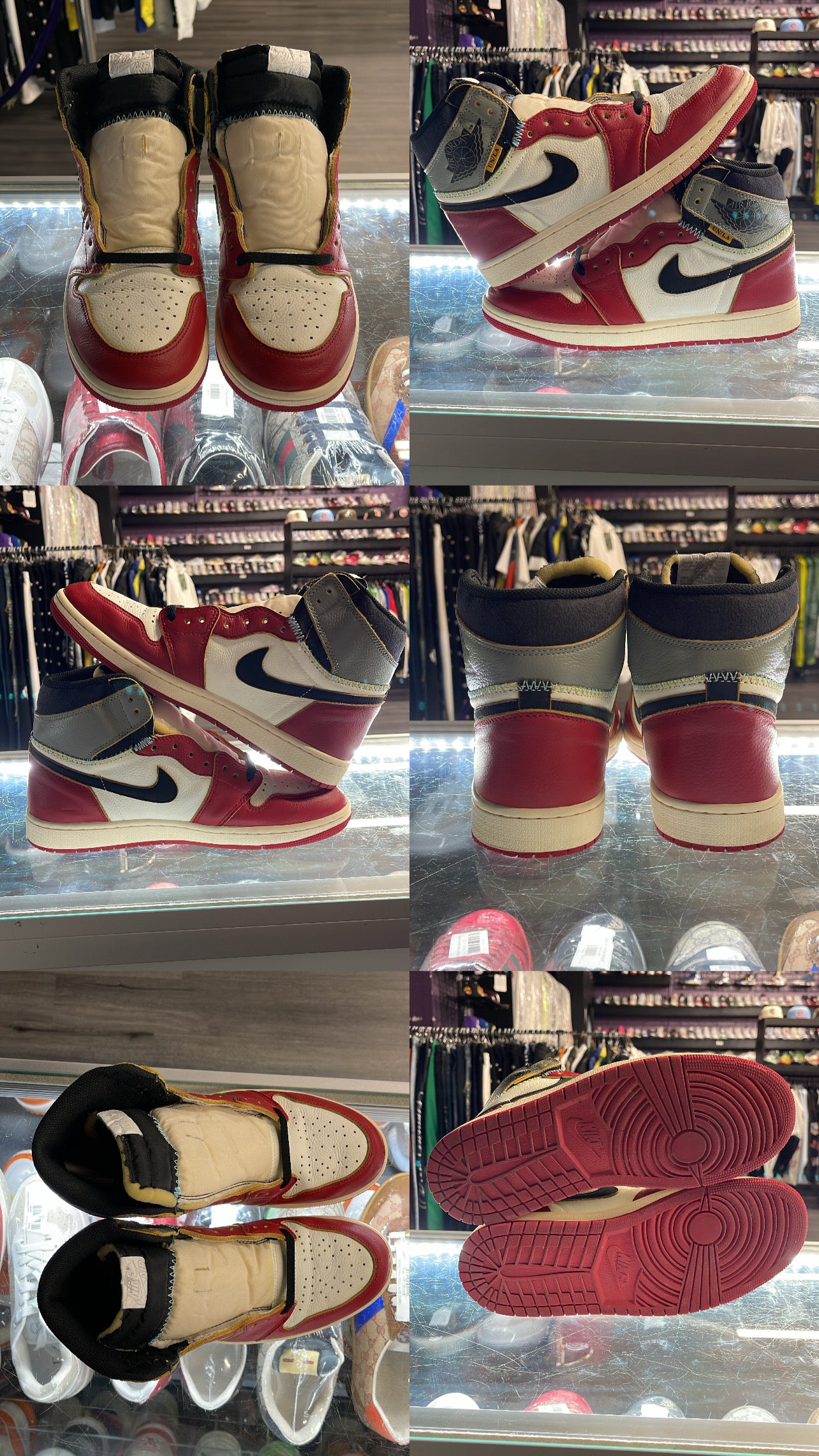 2025 Air Jordan Retro 1 x Union LA High "Chicago Shadow"