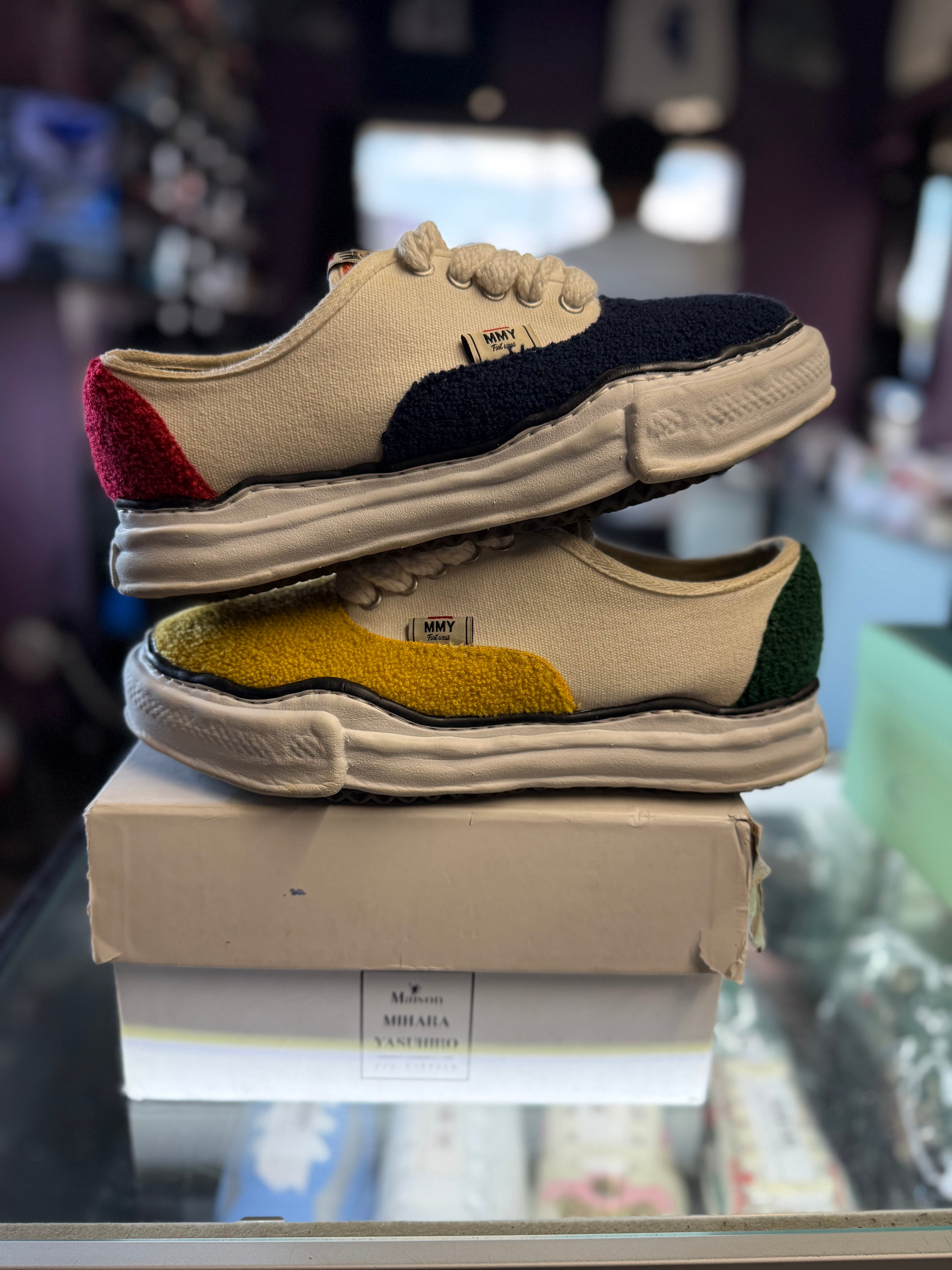 Maison Mihara Yasuhiro Baker OG Sole Canvas Low "Multicolor"