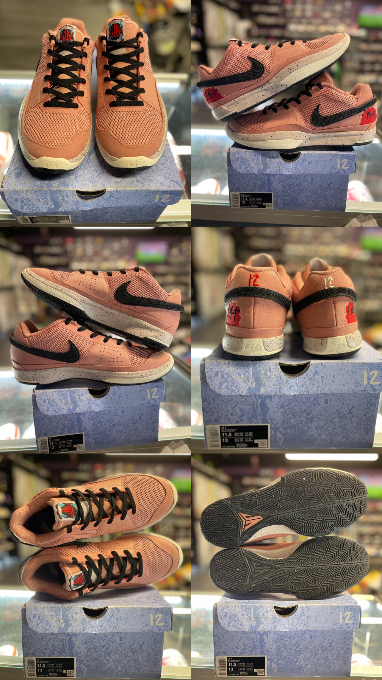 2021 Nike Ja 1 "Red Stardust Bite"