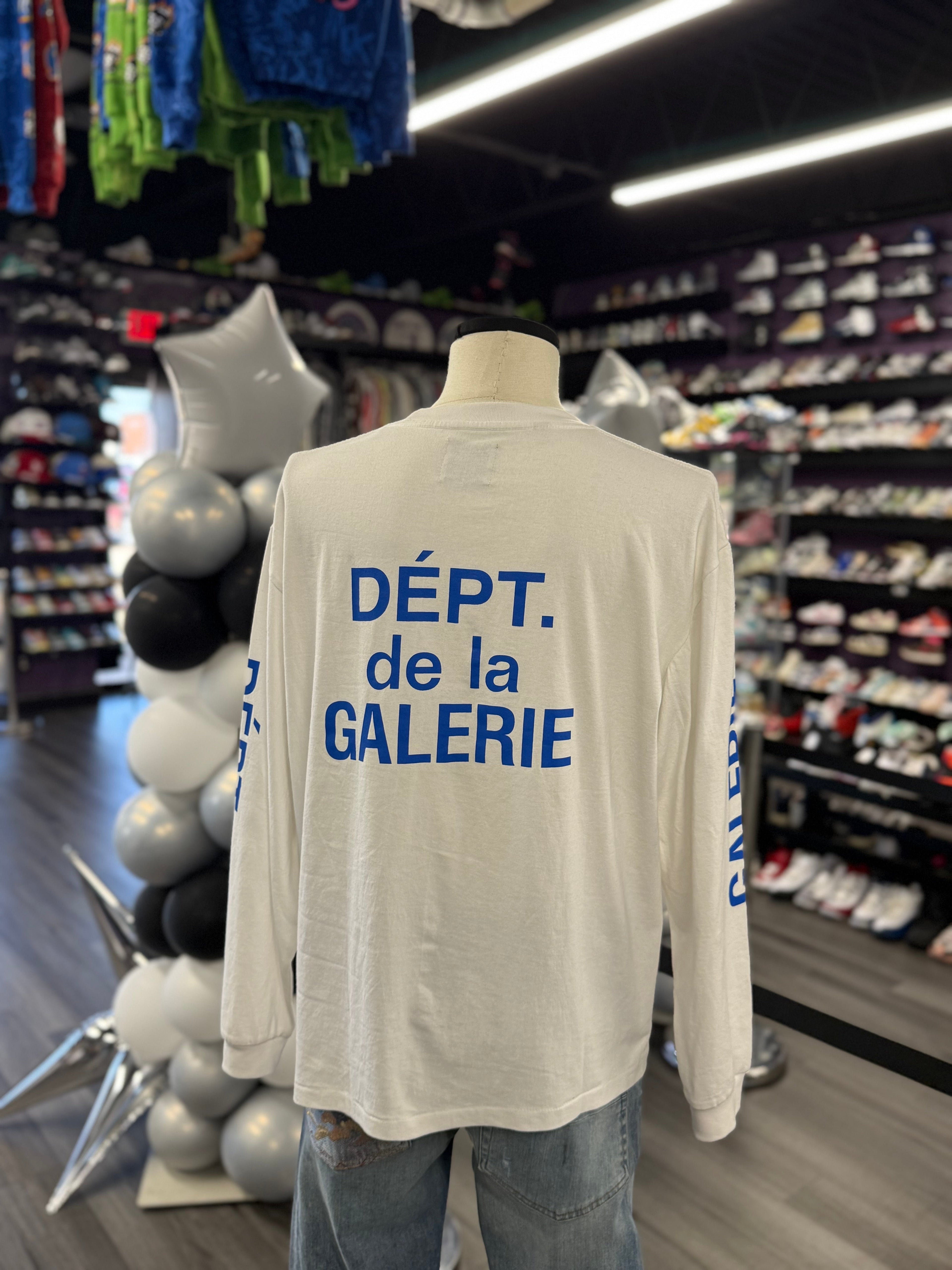 Gallery Dept. Long Sleeve "White/Blue"