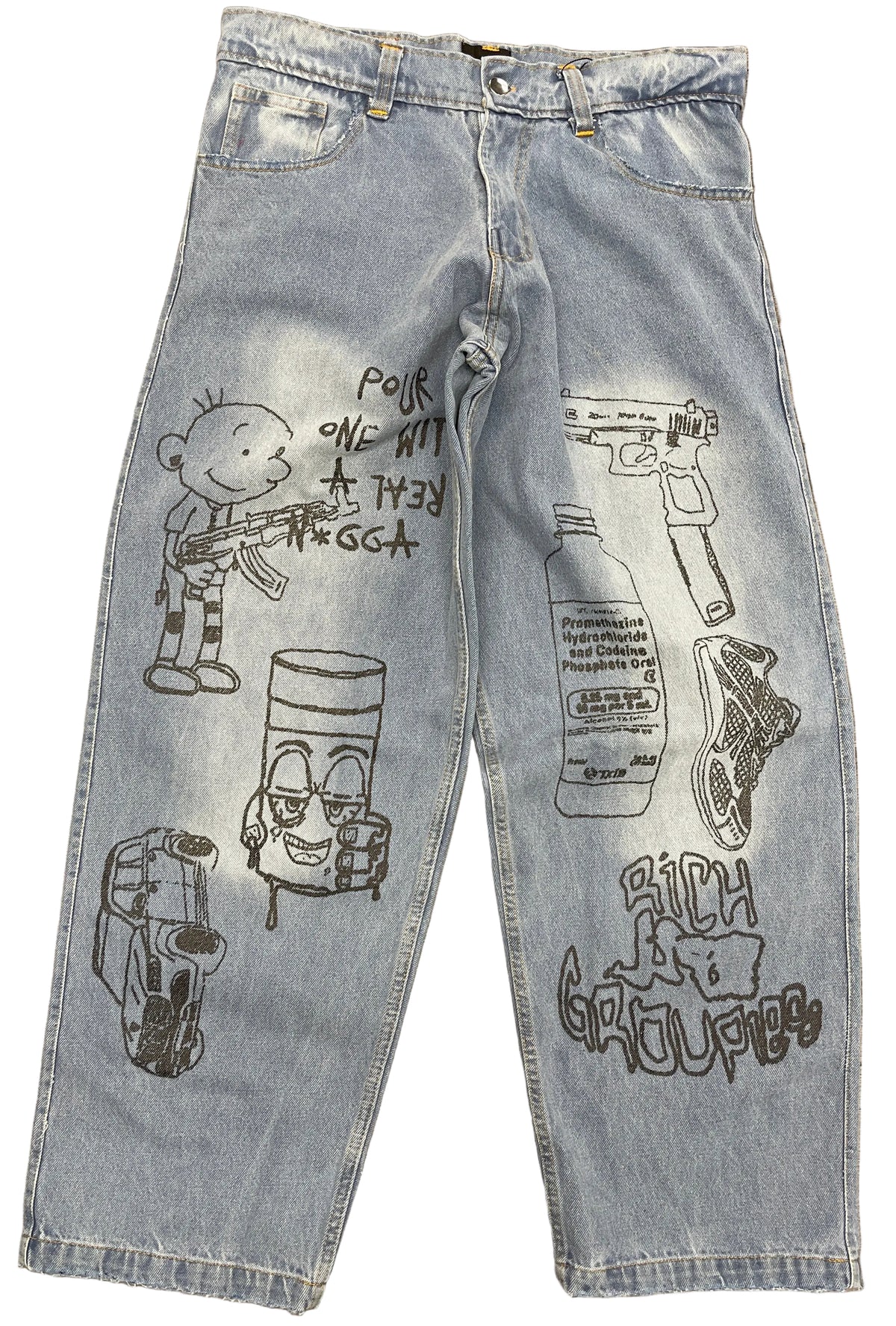Rich Groupies Slatt "Wimpy Kid Denim"