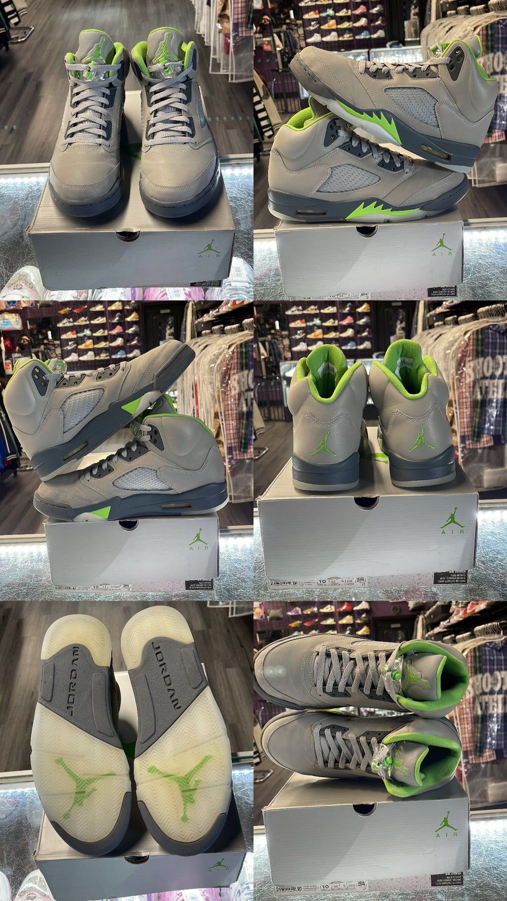 2022 Air Jordan Retro 5 "Green Bean"