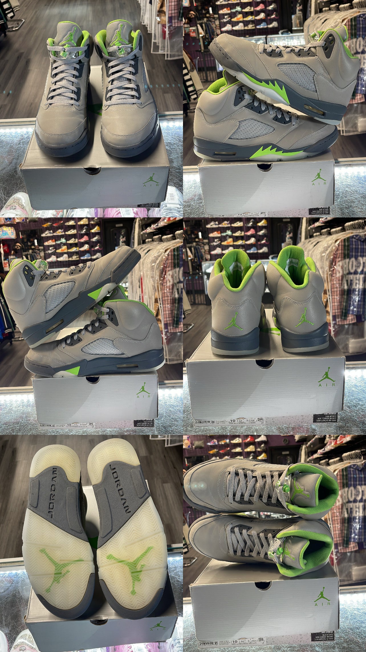 2022 Air Jordan Retro 5 "Green Bean"