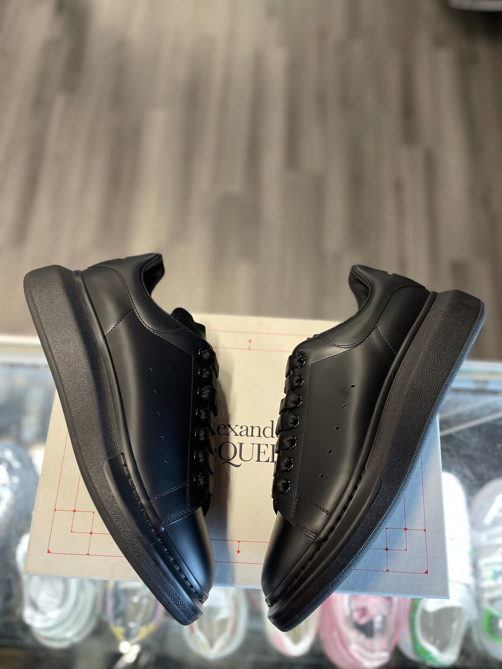 Alexander Mcqueen Oversized Sneaker "Triple Black"