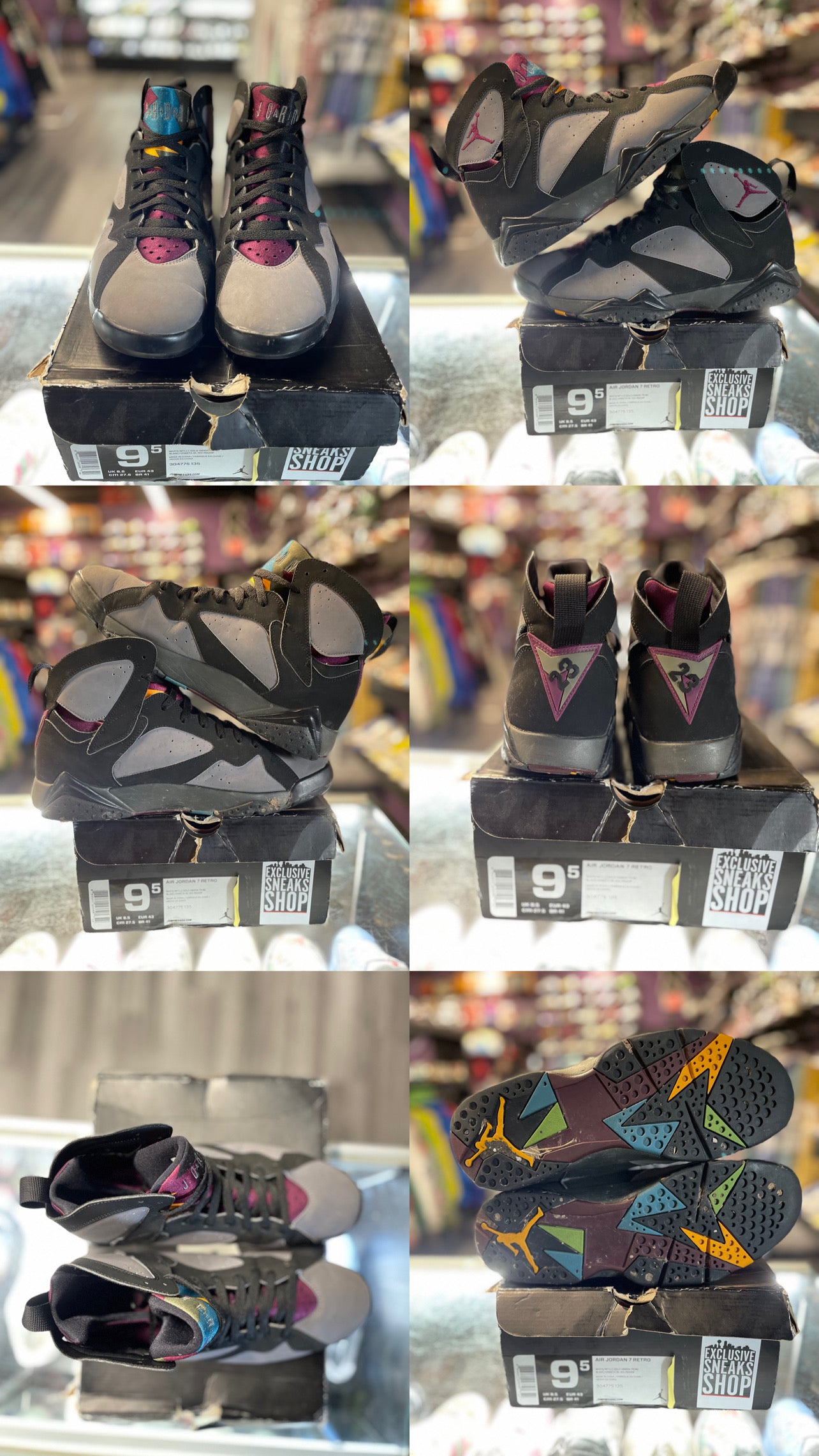 2015 Air Jordan Retro 7 "Bordeaux"