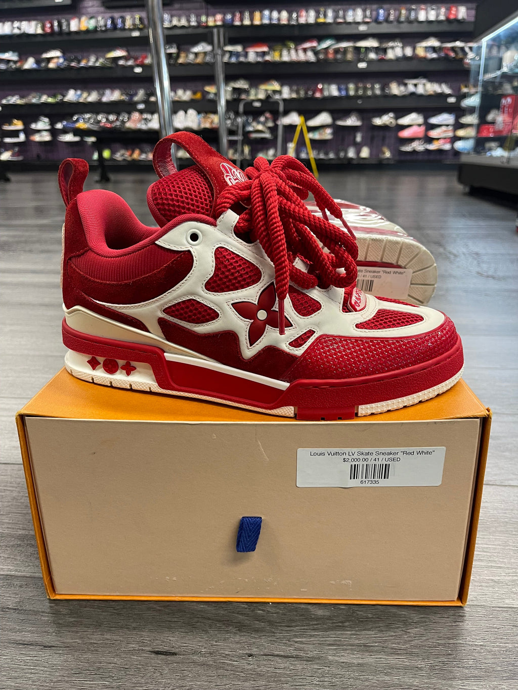 Louis Vuitton LV Skate Sneaker "Red White"