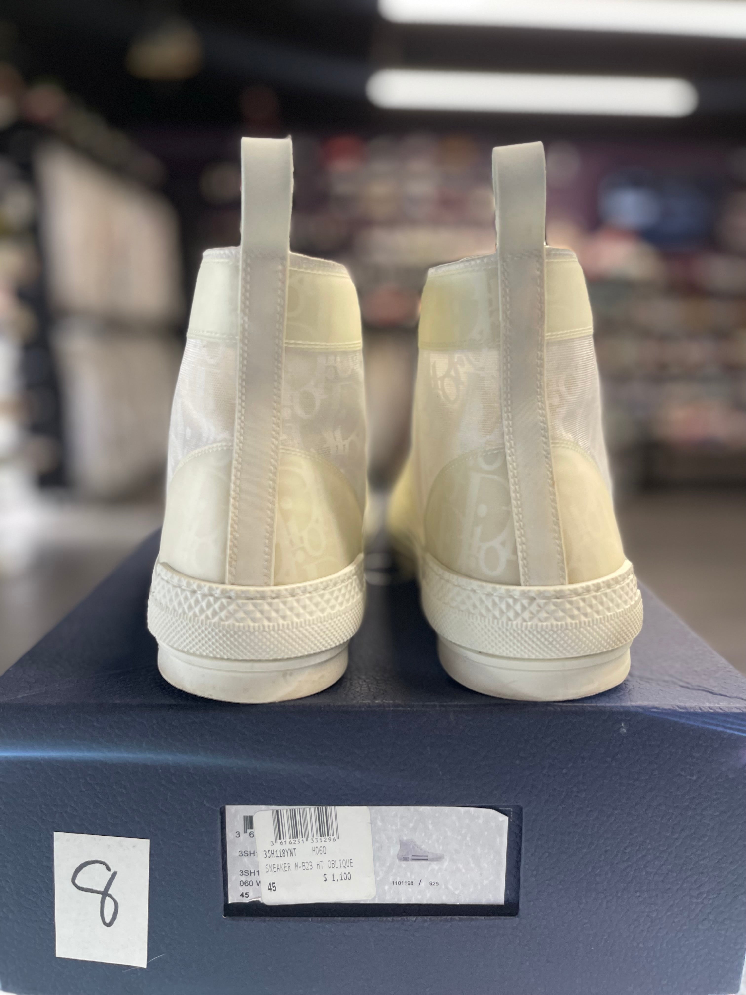 Christian Dior B23 "White Transparent Paneling"