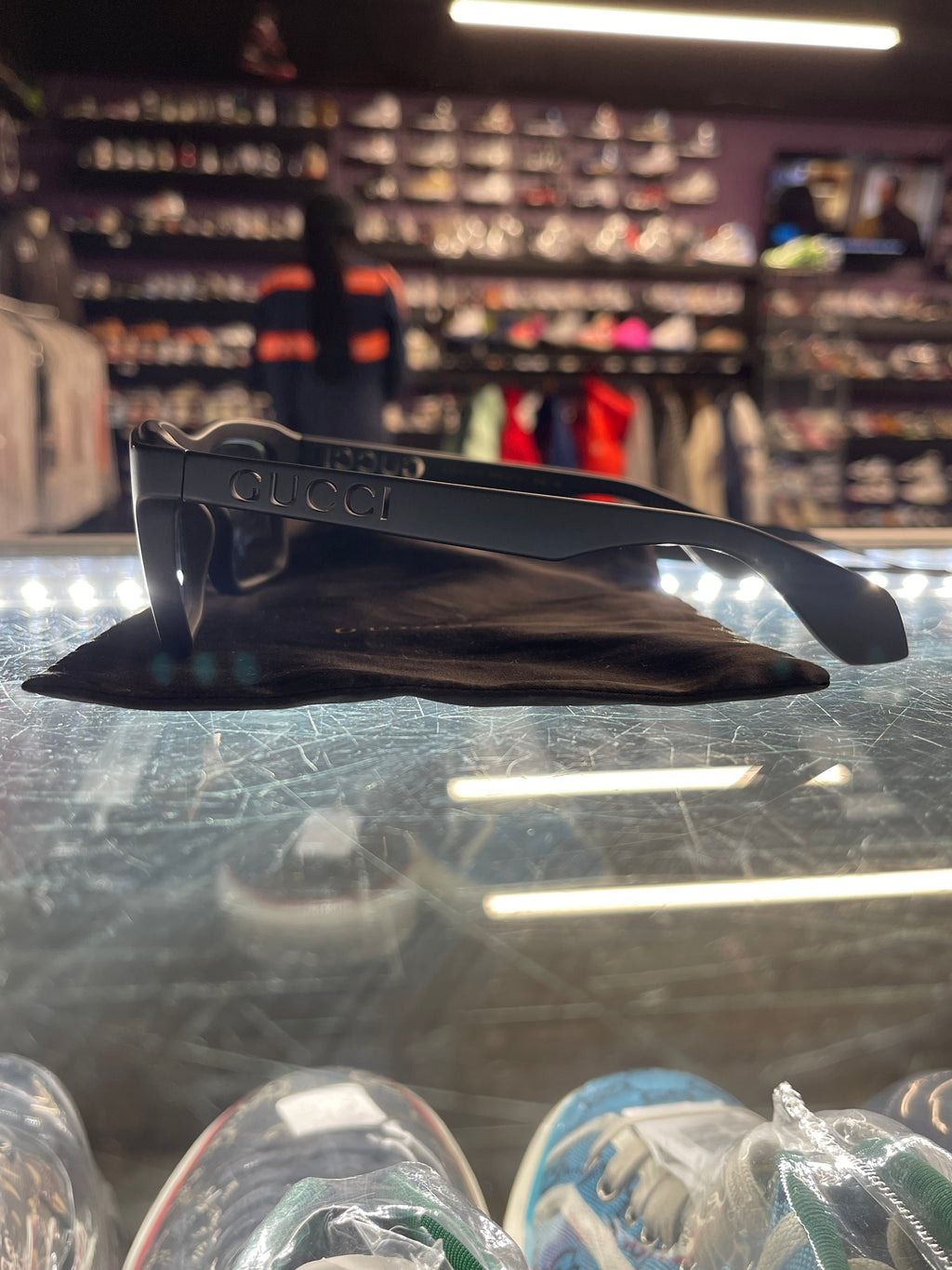 Gucci Matte Square Frames "Black"