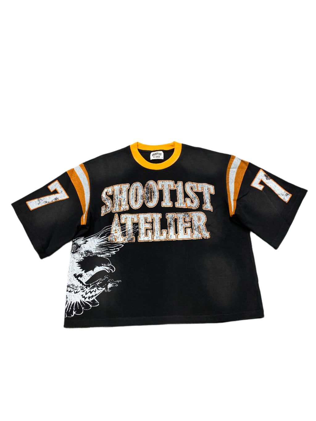 Shoot1st Washed Atelier Jersey "Orange/Black"
