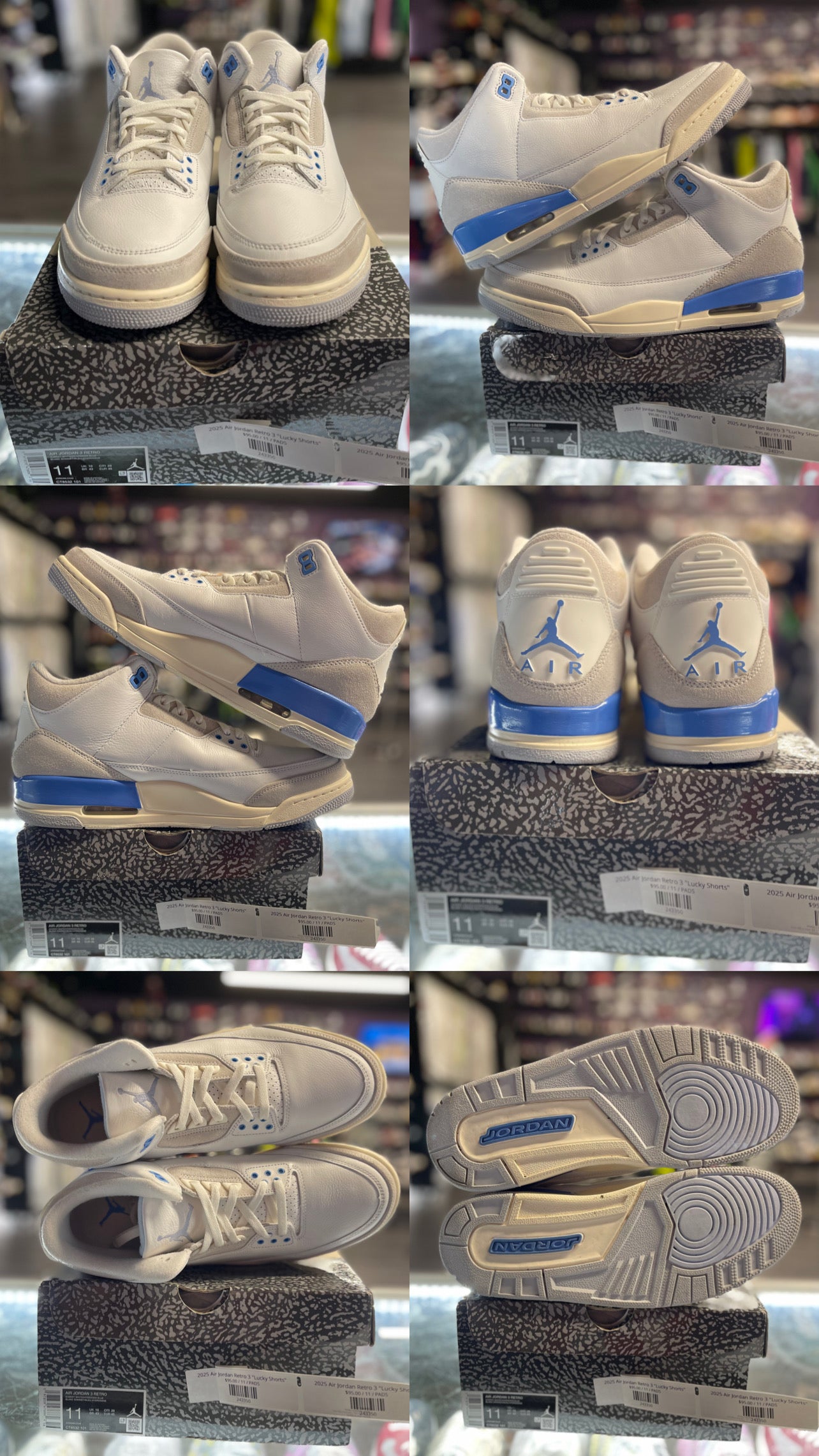 2025 Air Jordan Retro 3 "Lucky Shorts"