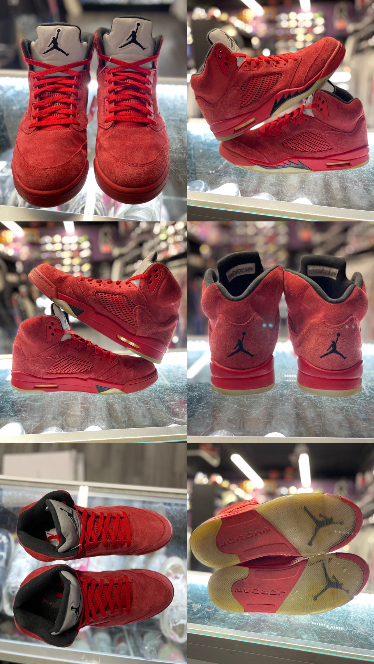 2017 Air Jordan Retro 5 "Red Suede"