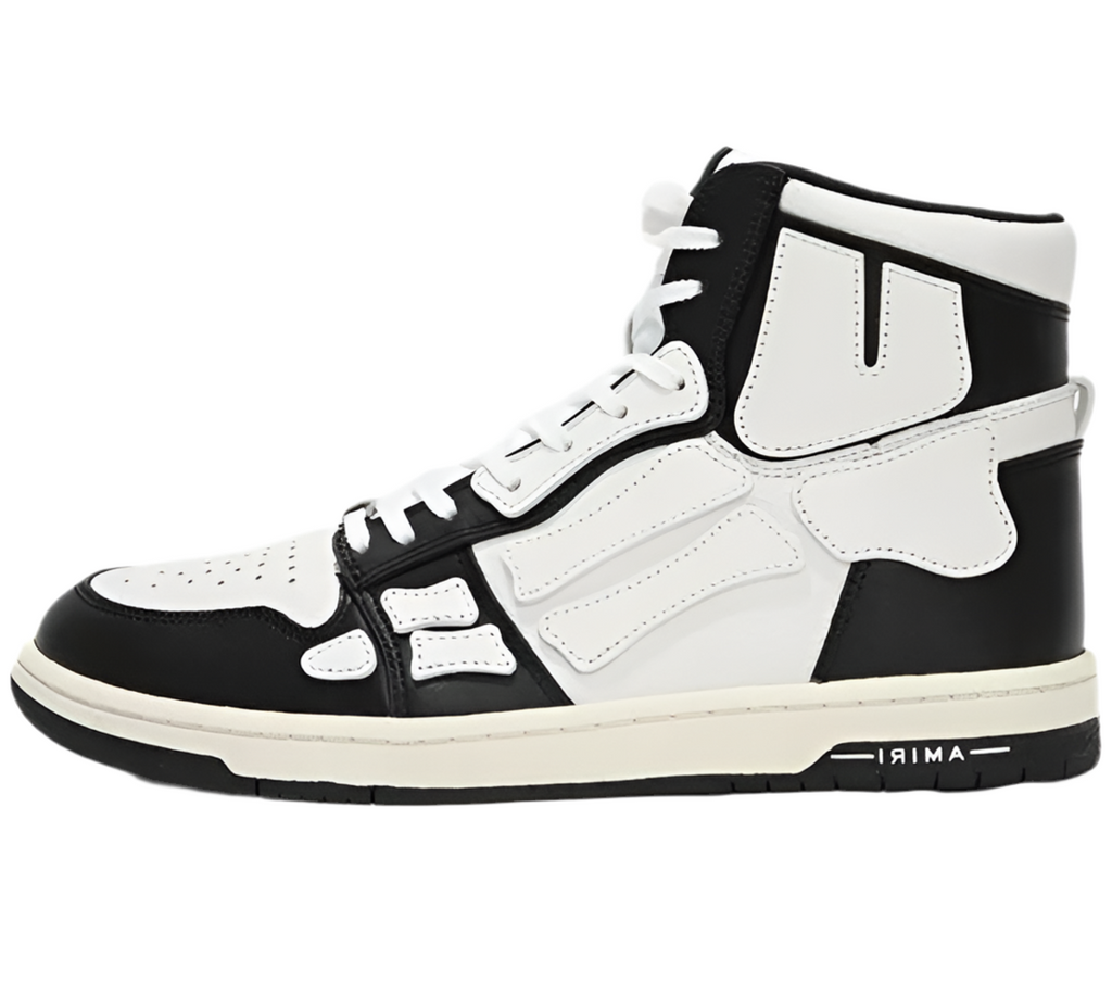 Amiri Skel Top High "Black White"