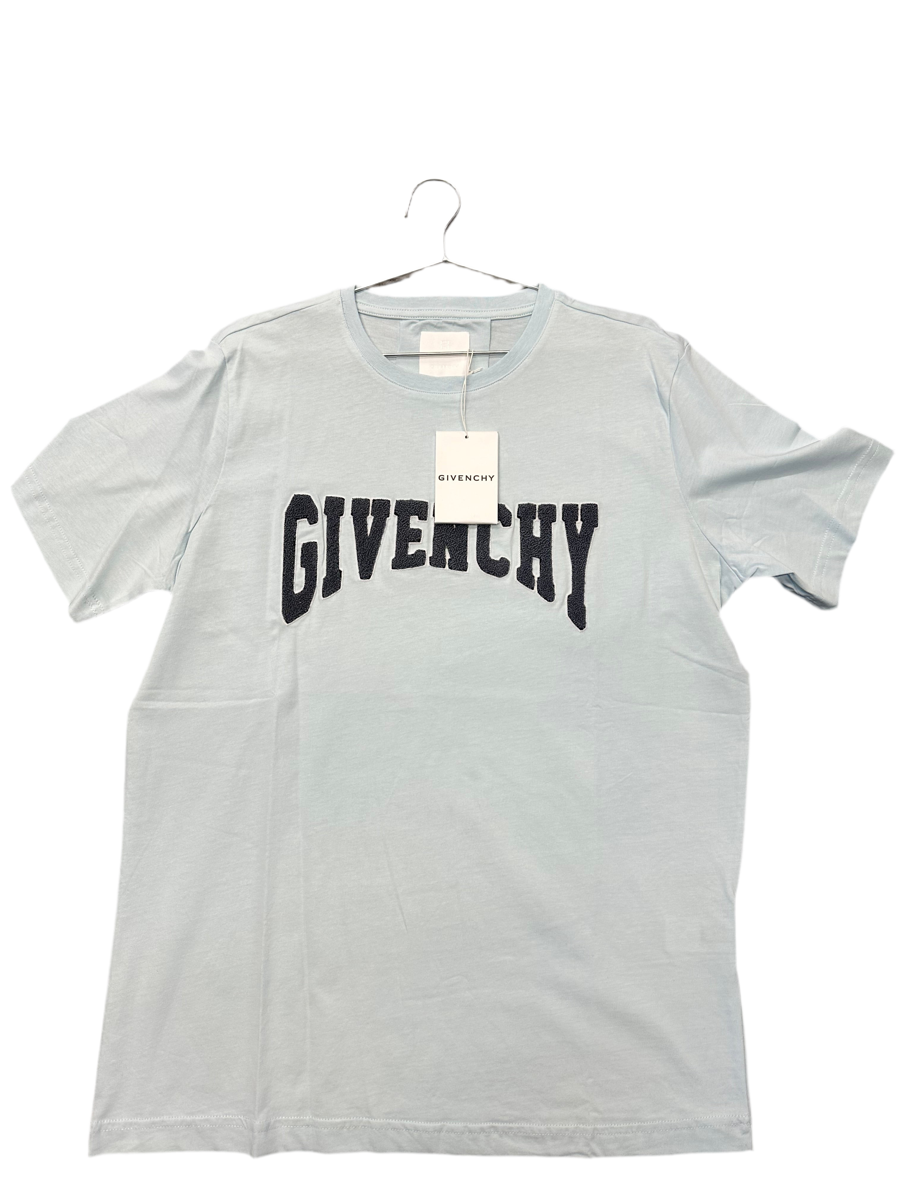 Givenchy Slim Fit Jersey With Patch Tee "Acqua Marine"