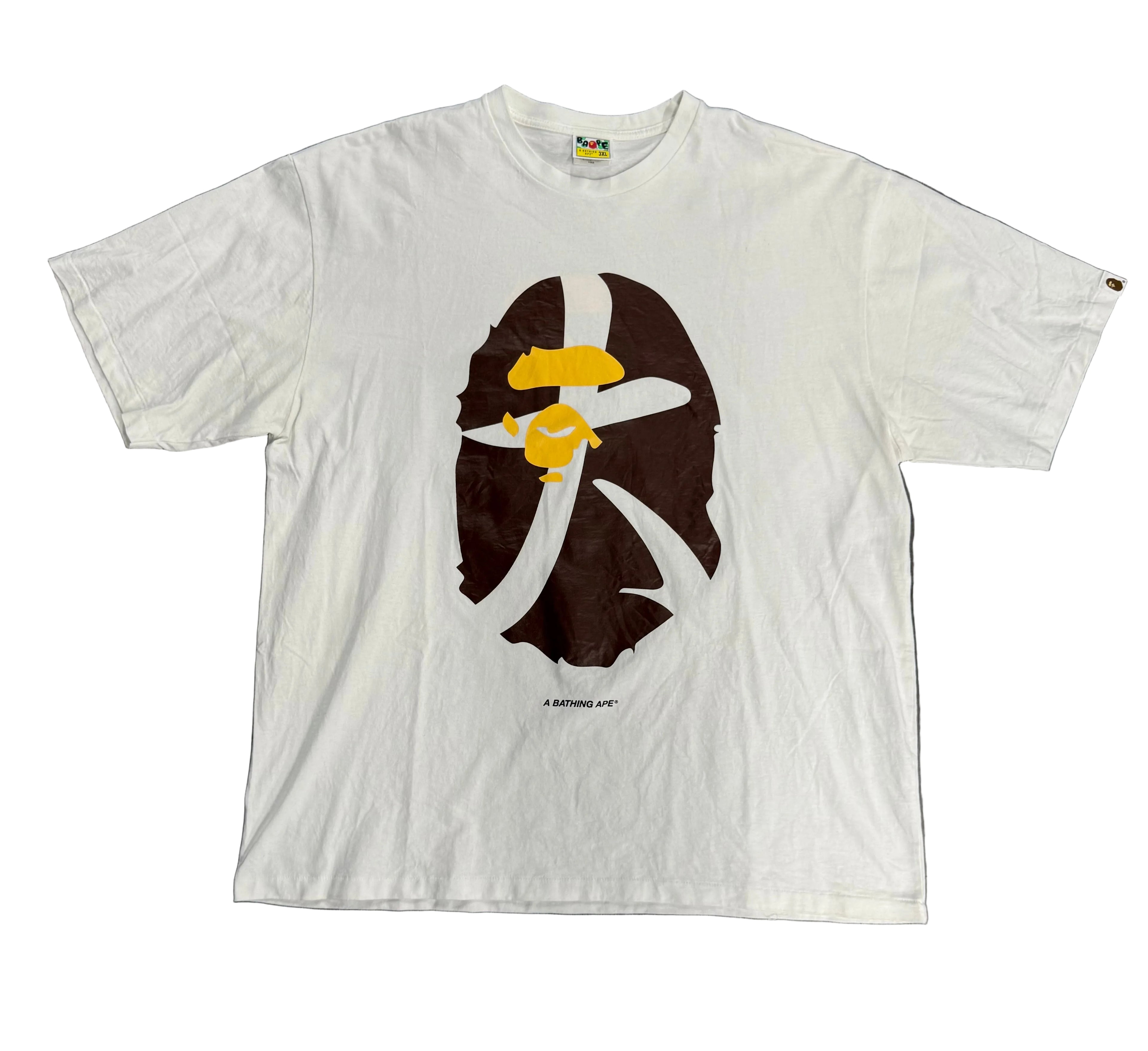 Bape Tee "Spray Print Ape Head"
