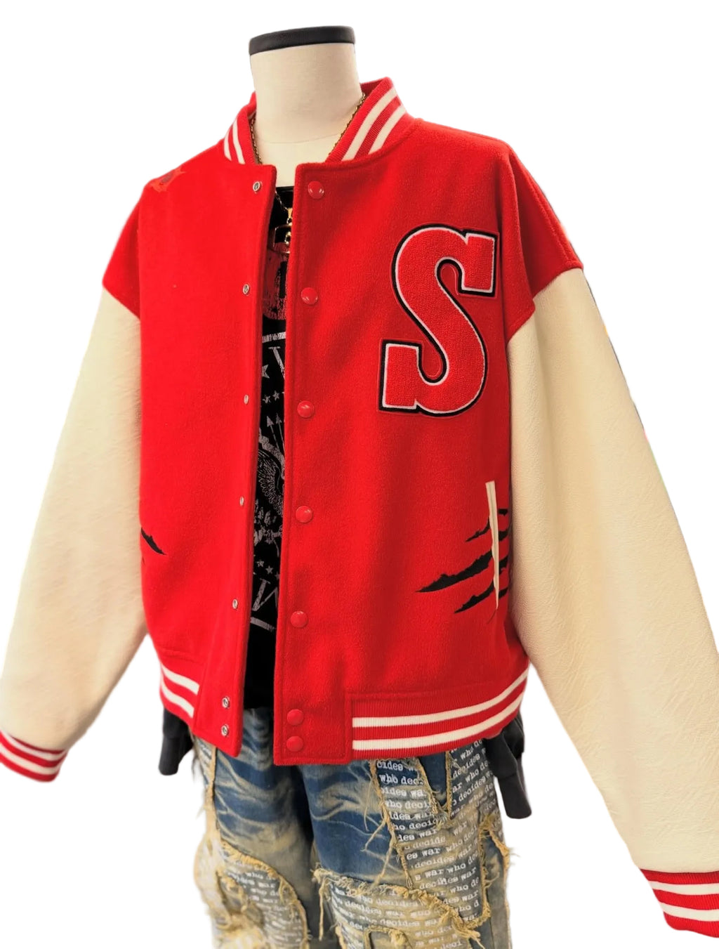 Shoot1st Varsity Jacket "Red"