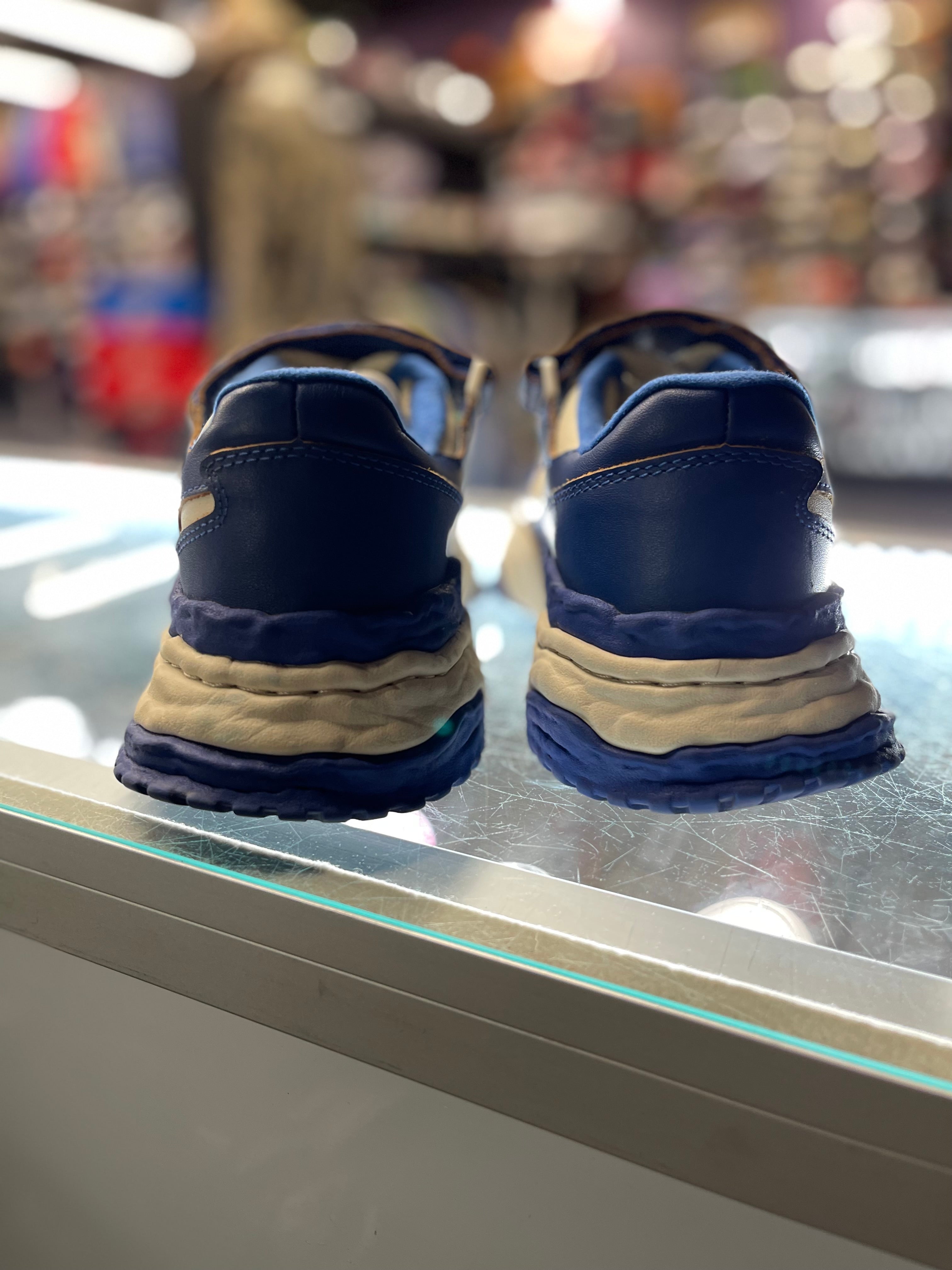 Maison Mihara Yashuiro Keith OG Sole Leather "Blue/White"