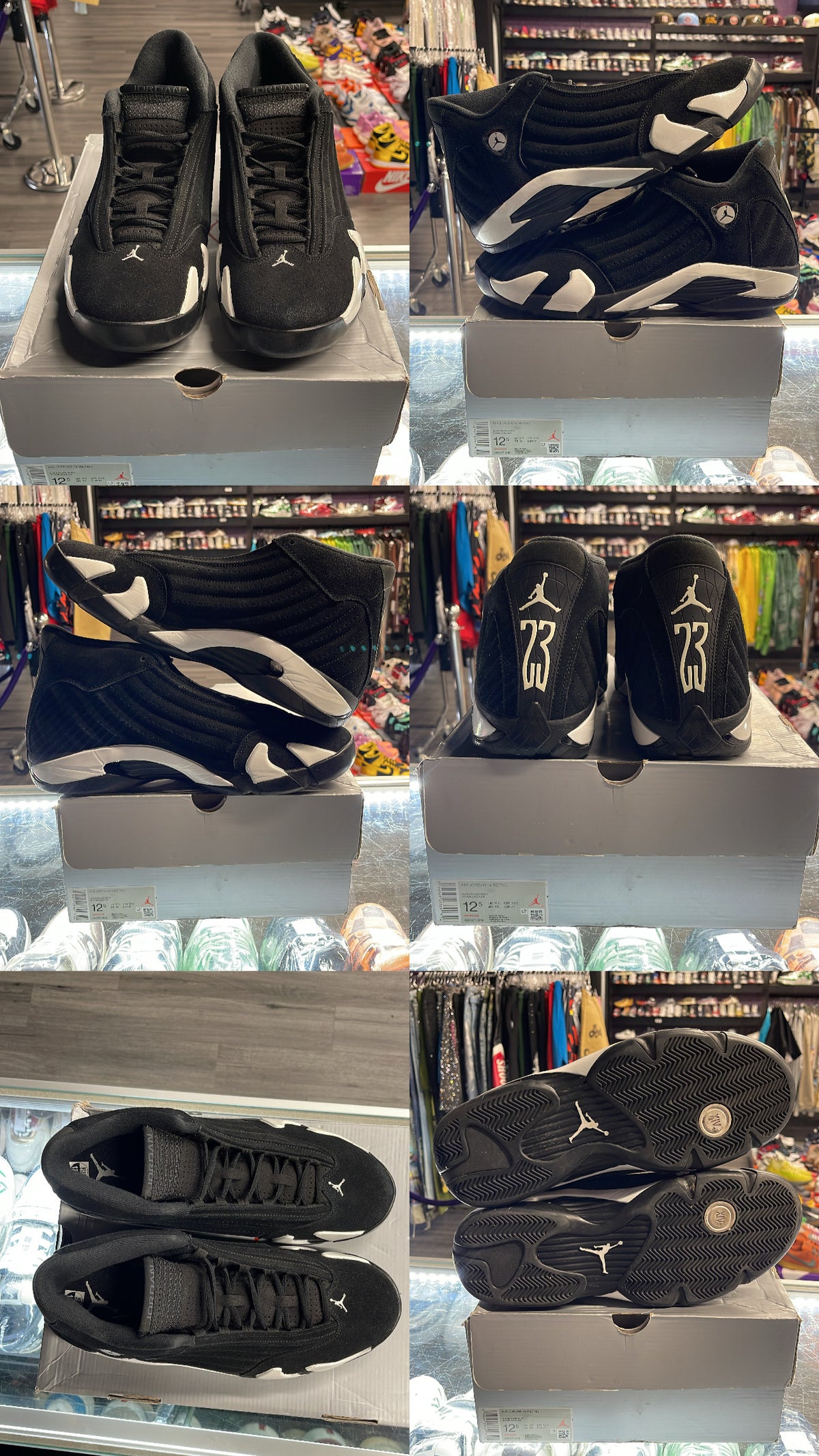 2023 Air Jordan Retro 14 "Black White"