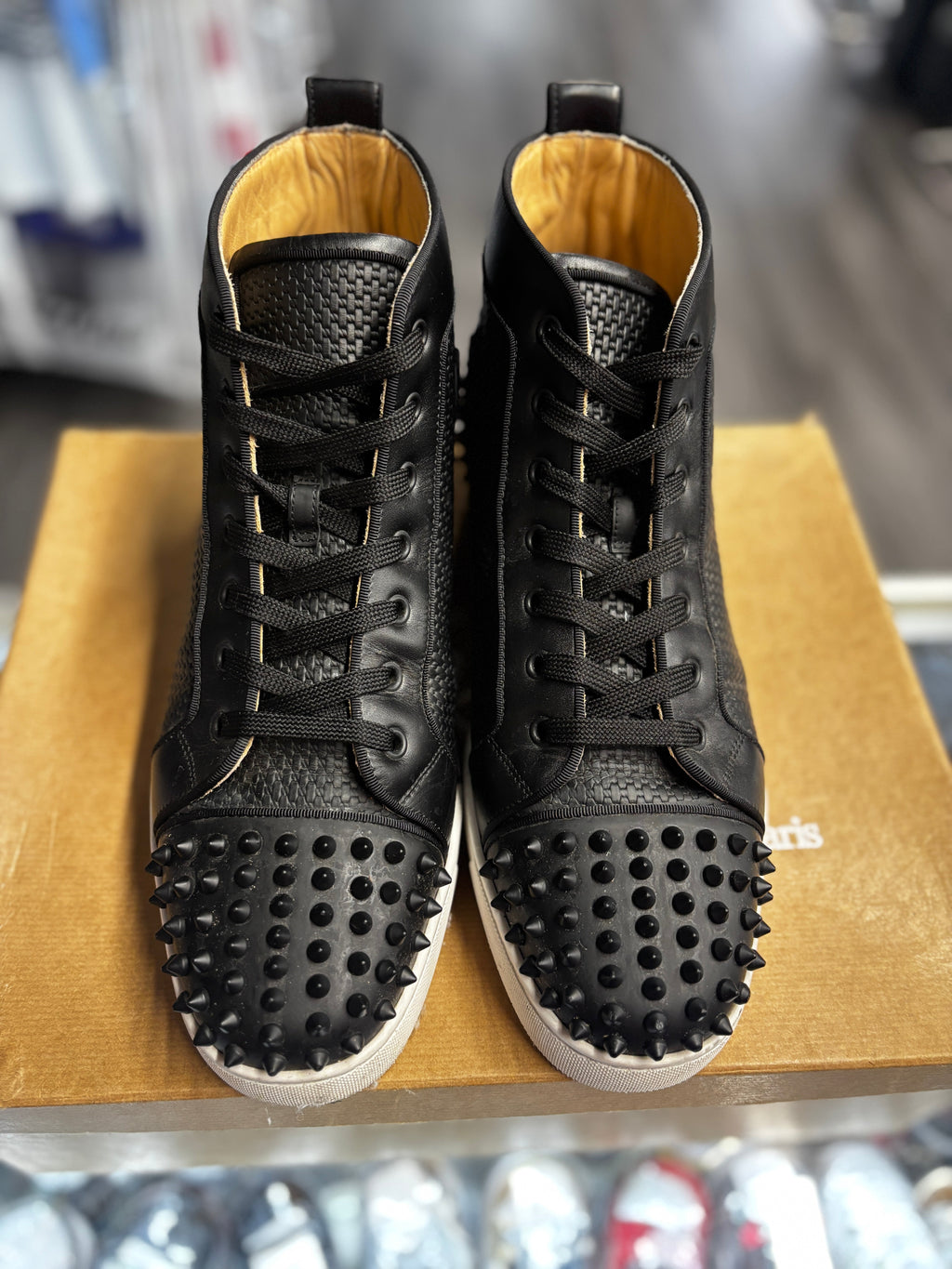 Christian Louboutin Spike High "Black"