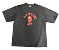 Bape Tee "Red Camouflage Logo"