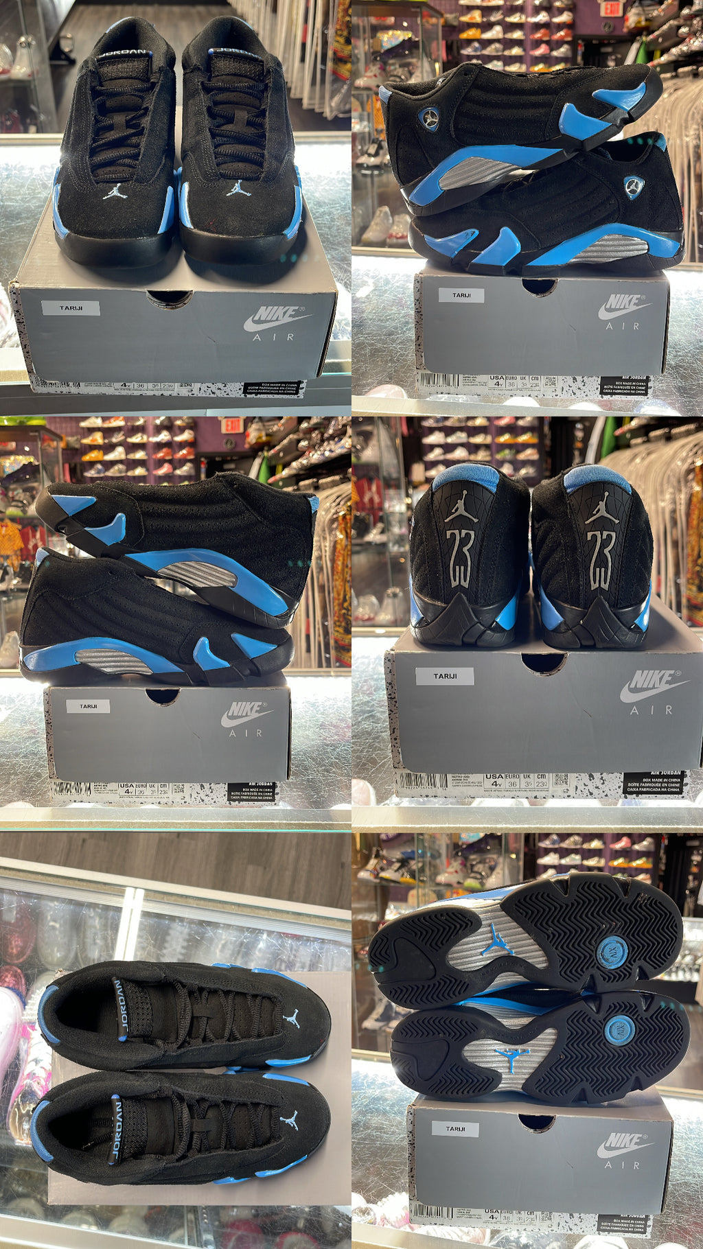 2026 Air Jordan 14 Retro "Black University Blue" (GS)