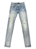 Amiri Distressed Logo Denim Pants