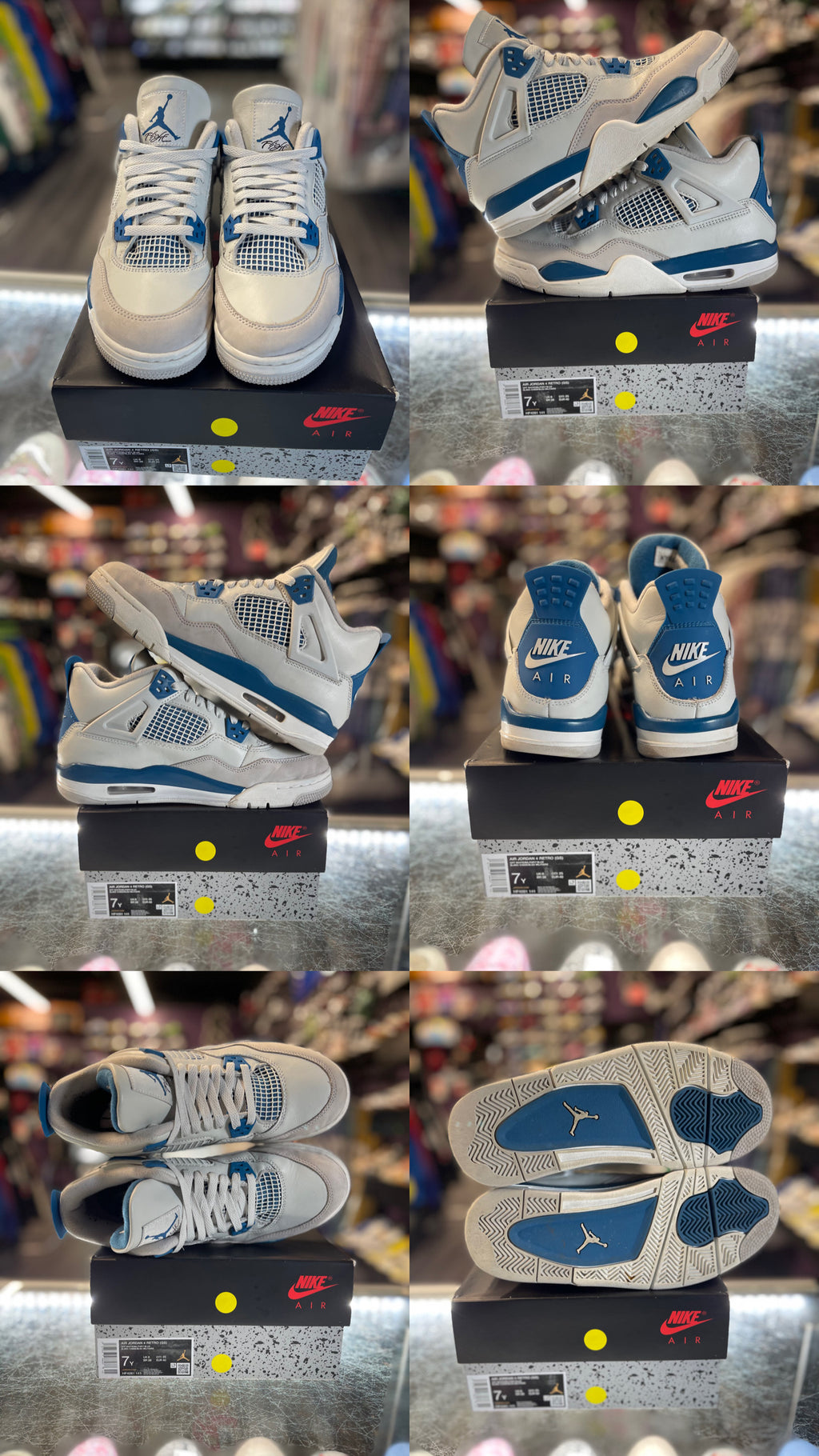 2024 Air Jordan Retro 4 "Military Blue" (GS)