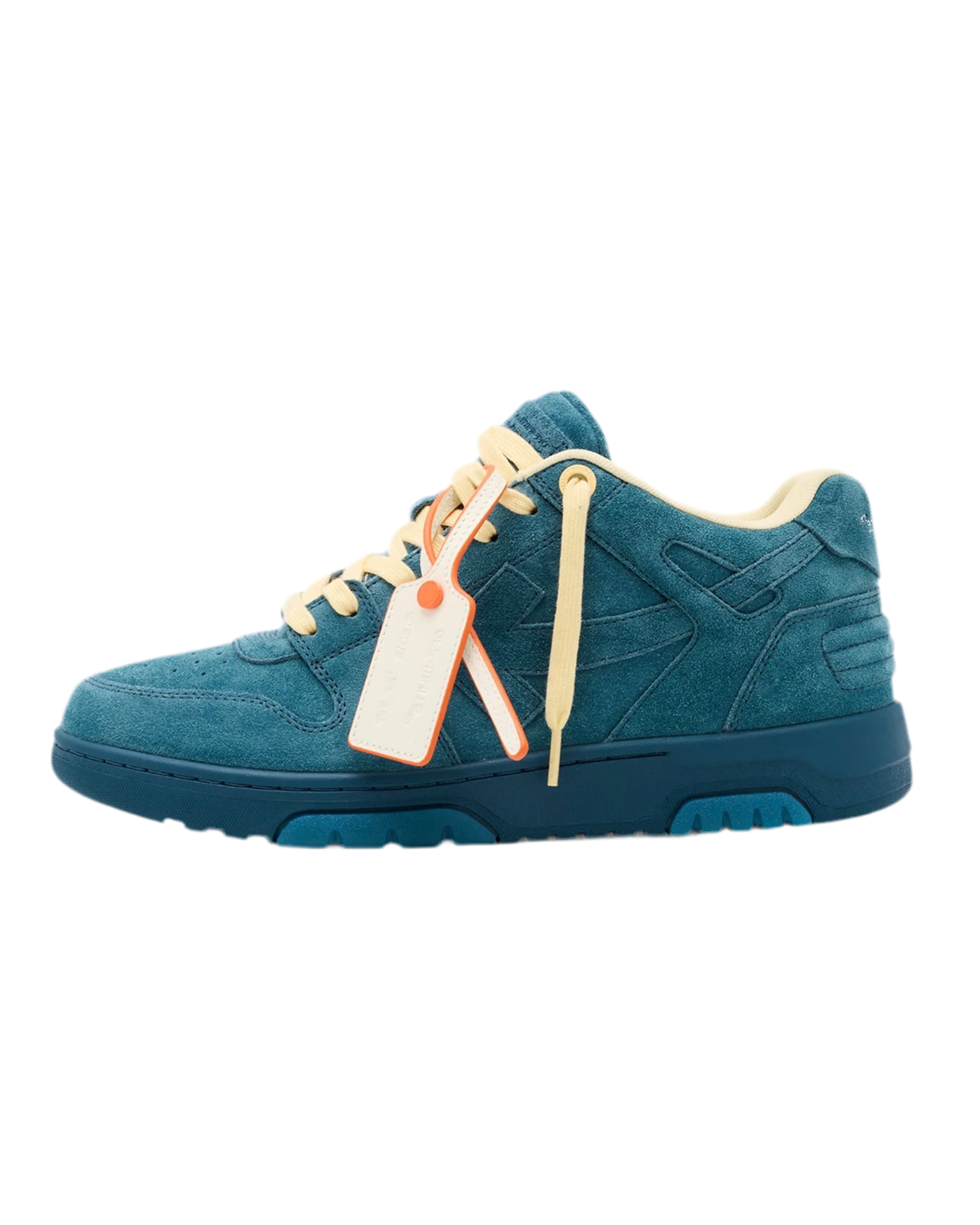 Off-White OUT OF OFFICE Full Suede "Petrol Blue"