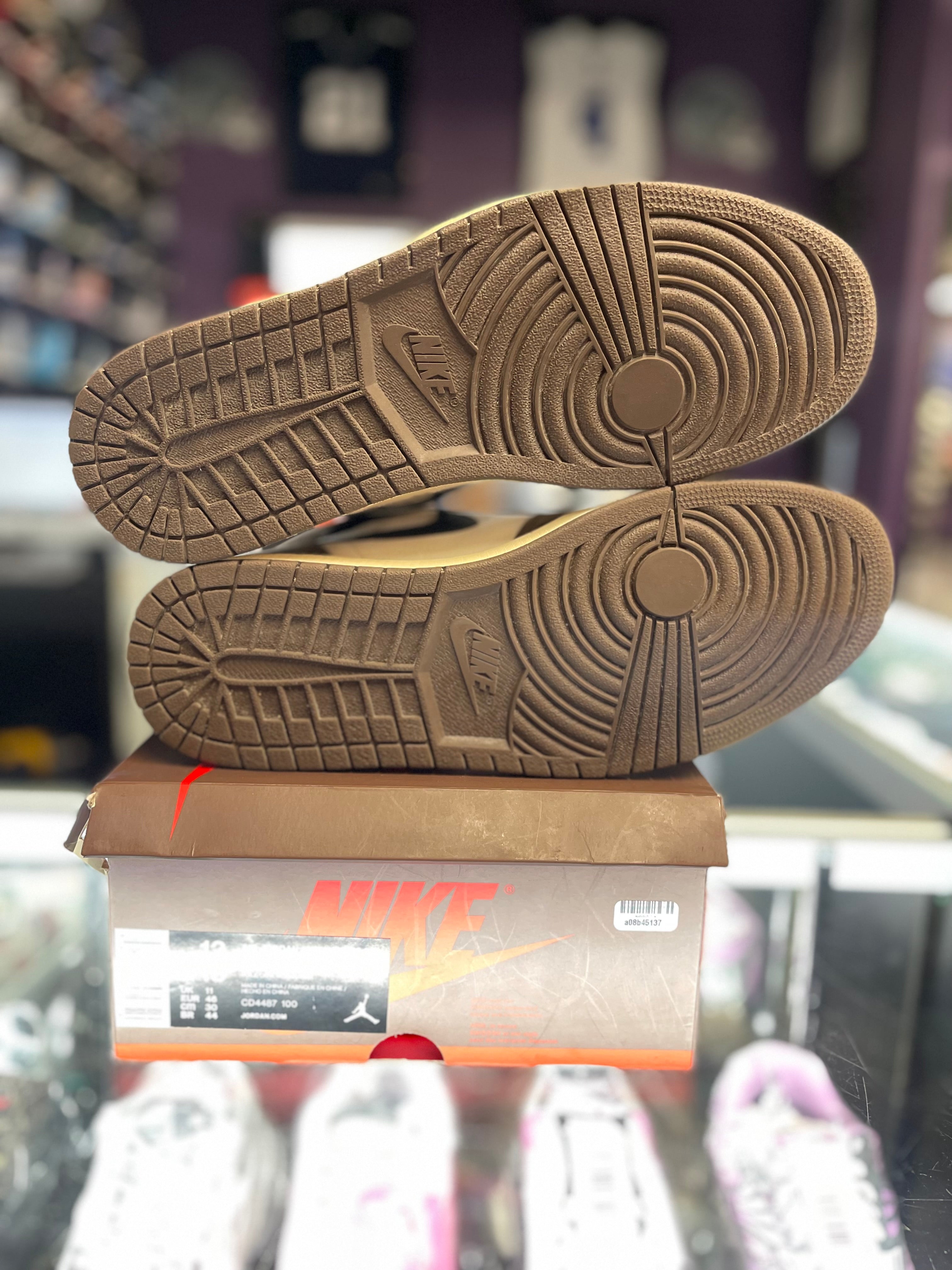 2019 Air Jordan Retro 1 High OG SP "Travis Scott Mocha"