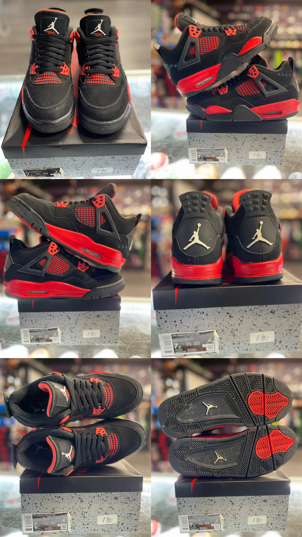 2022 Air Jordan Retro 4 "Red Thunder" (GS)