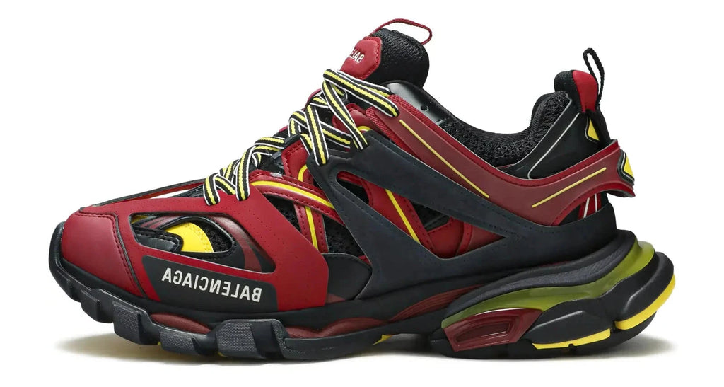 Balenciaga Track "Burgundy/Yellow"
