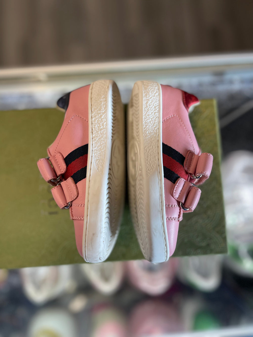 Gucci Ace Low "Pink Leather Velcro" (TD)