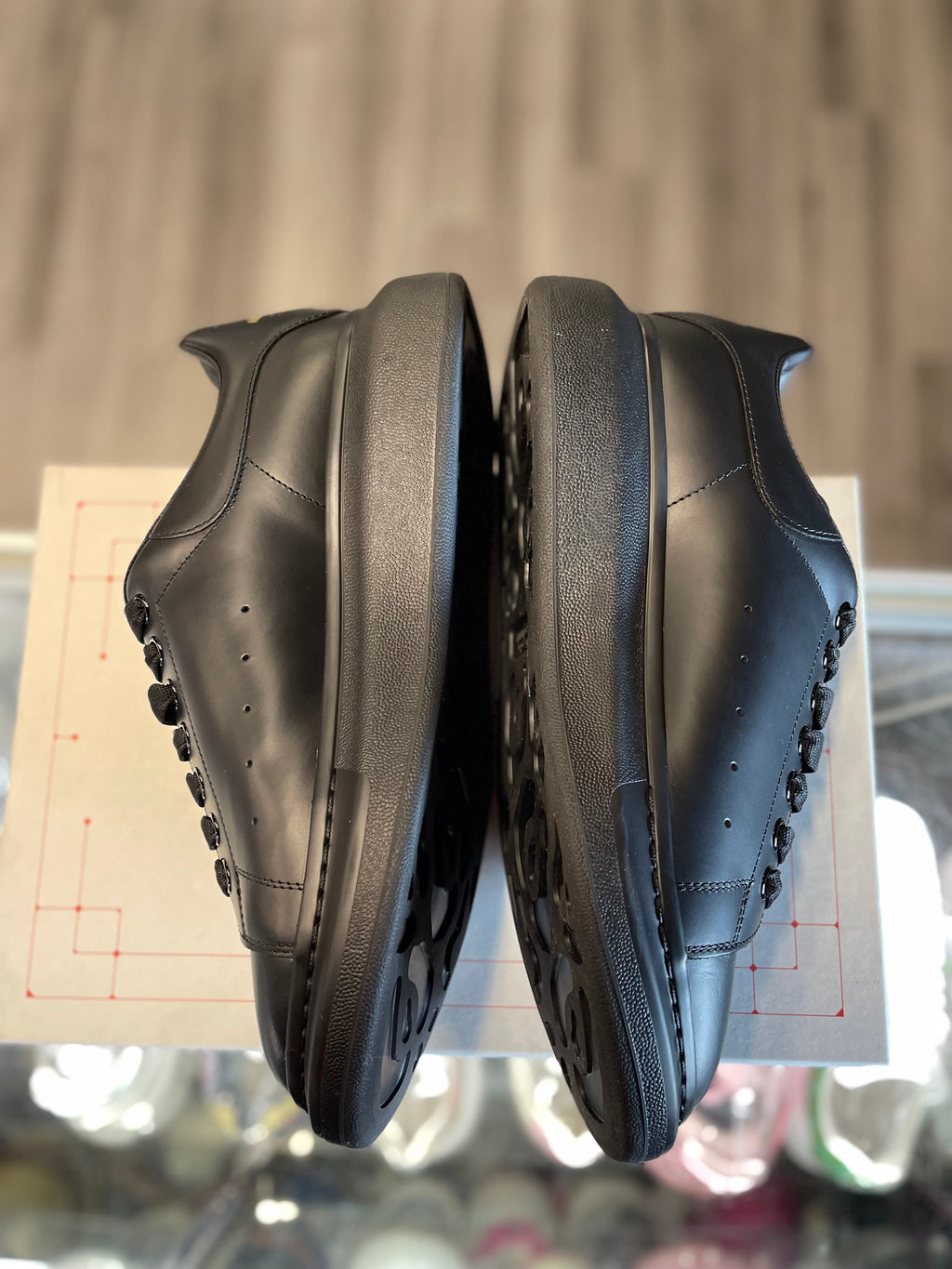 Alexander Mcqueen Oversized Sneaker "Triple Black"